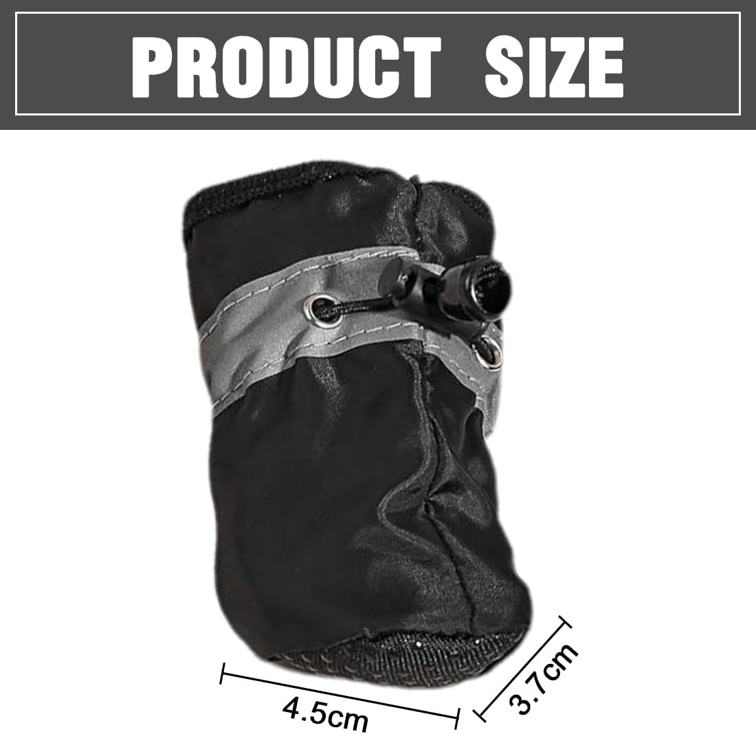 EODKSE 2 Pairs of Dog Boots Paw Protection - Soft, Adjustable Indoor Non-Slip Socks for Dogs on Hardwood Floors - for Aging Dogs, Offer Your Dog Optimal Comfort during All Activities image number 5