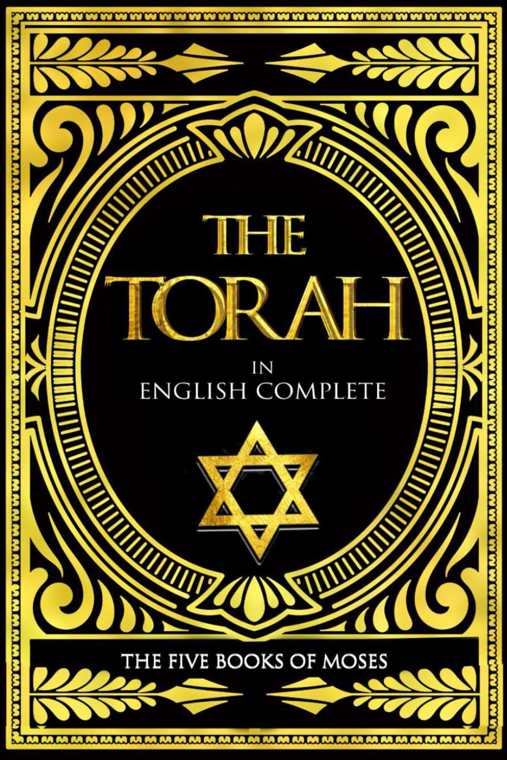 The Torah in English Full Version Large Print : Read Holy Scriptures the First Section of Jewish Bible. Entirely Revealed to Moses by God .