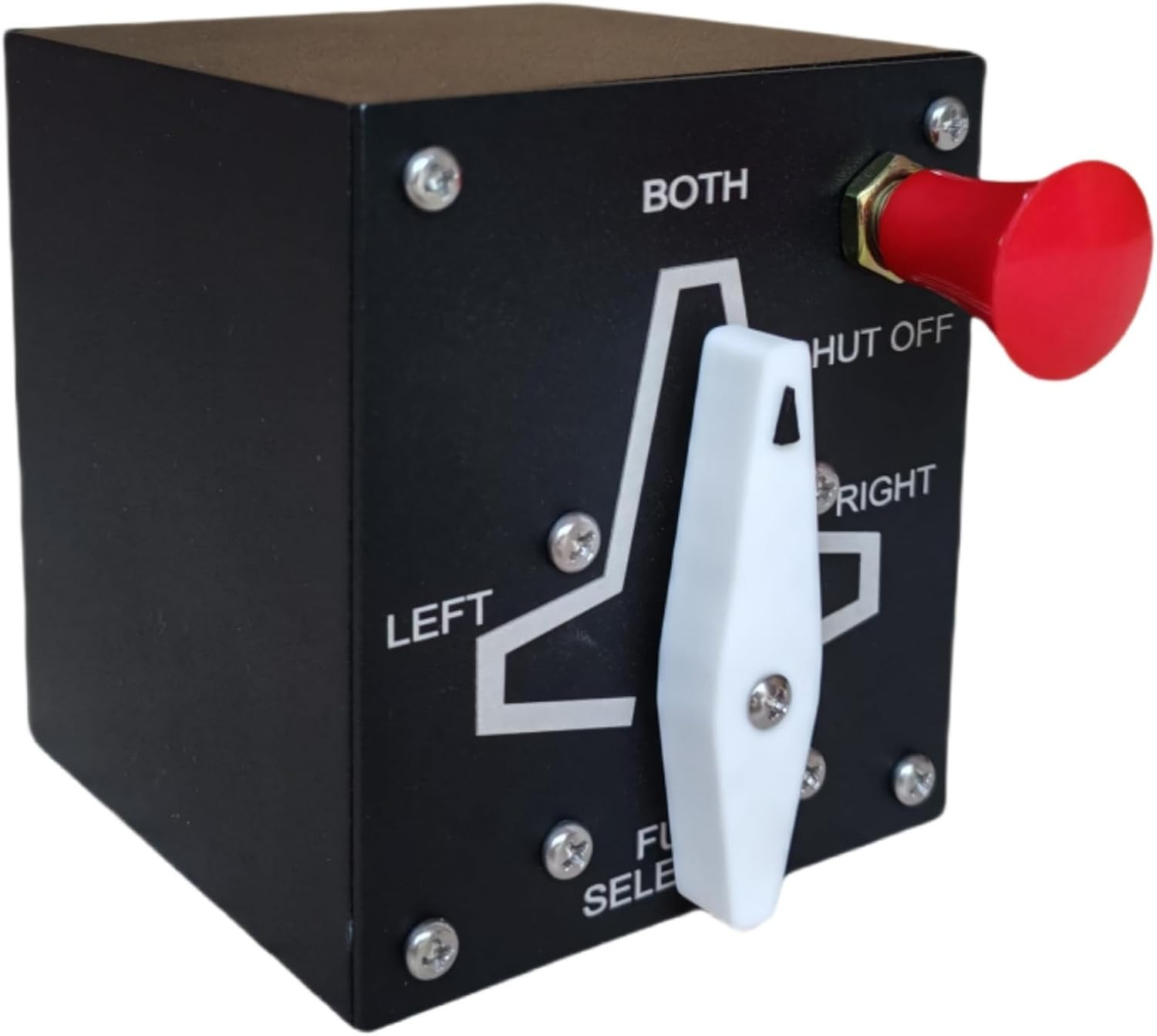 Meza-Fuel Tank Selector for Flight Simulator Game MSFS2020, X-Plane,Fsx,Prepar3D for a Home Cockpit or Standalone Use on a Desk image number 1