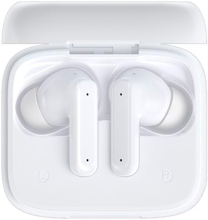 Cool Ambient Stereo Bluetooth Earbuds LCD Headphones White image number 5