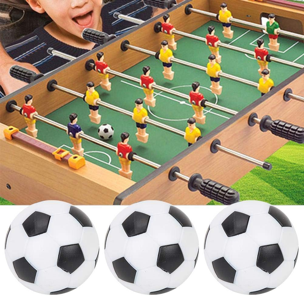 32Mm Table Football Small Football, Table Soccer Footballs Replacement Mini Plastic Black and White Soccer Ball for Foosball Tabletop Game Foosball Accessory 6 Pieces image number 4