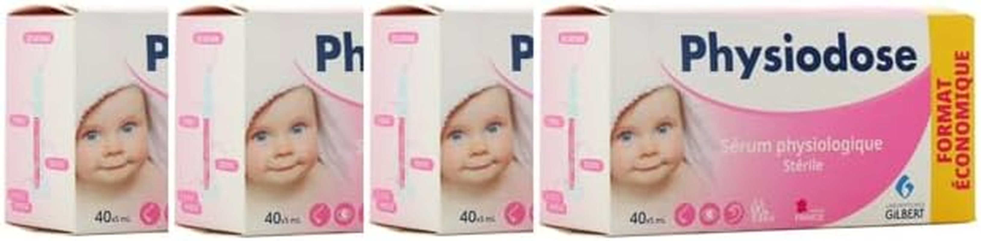 Gilbert Physiodose Sterile Physiological Serum 4 X 40 Single Doses