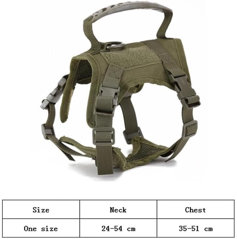 Military Tactical Small Cat and Dog Harness Adjustable Pet Harness Durable Nylon Pet Harness Vest for Chihuahua Pug French Bulldog,C image number 1