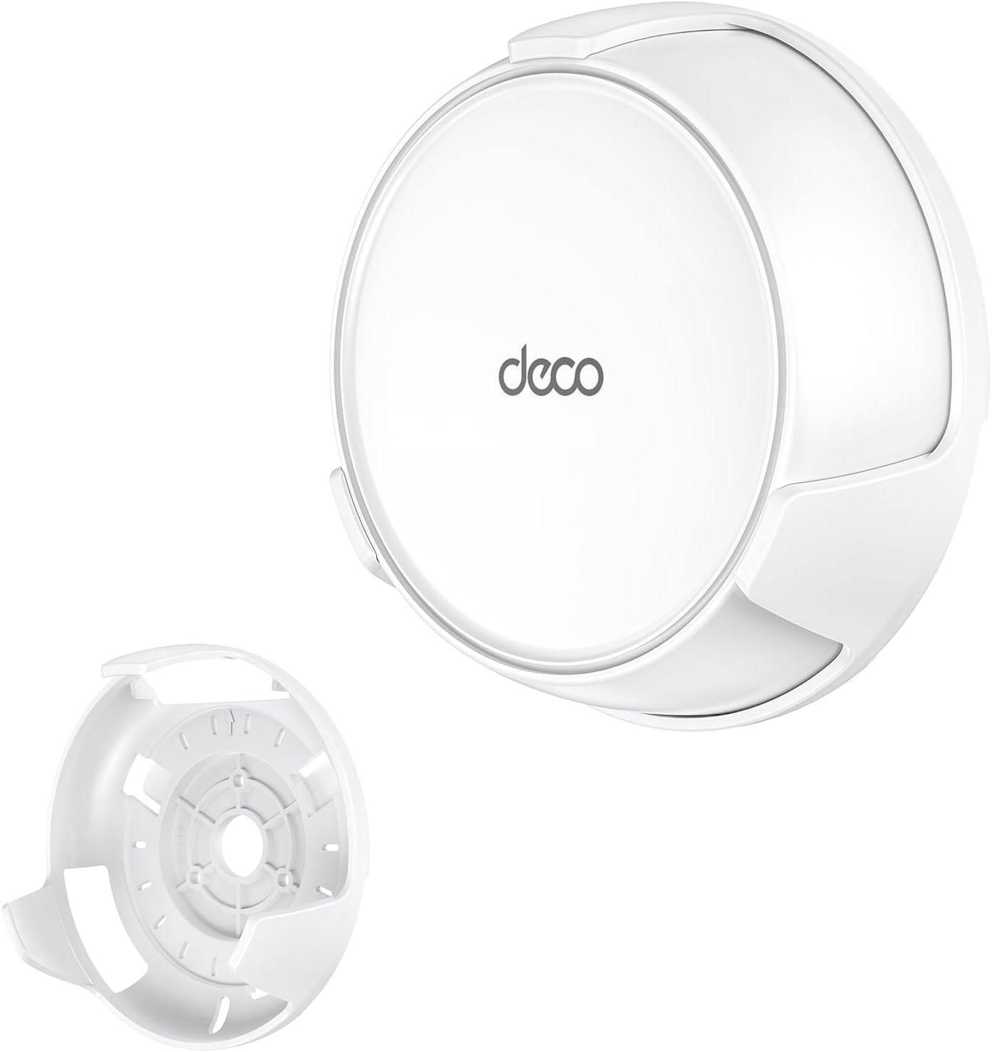 XLTTYWL Deco Wifi 7 Wall Mount Kit, Deco BE23/BE25/BE3600/BE5000 Router Mount Bracket Optimize Space&Cable Management for TP Decos 7 Dual-Band Wifi 7 Mesh Wi-Fi System (White, 3 Pack)