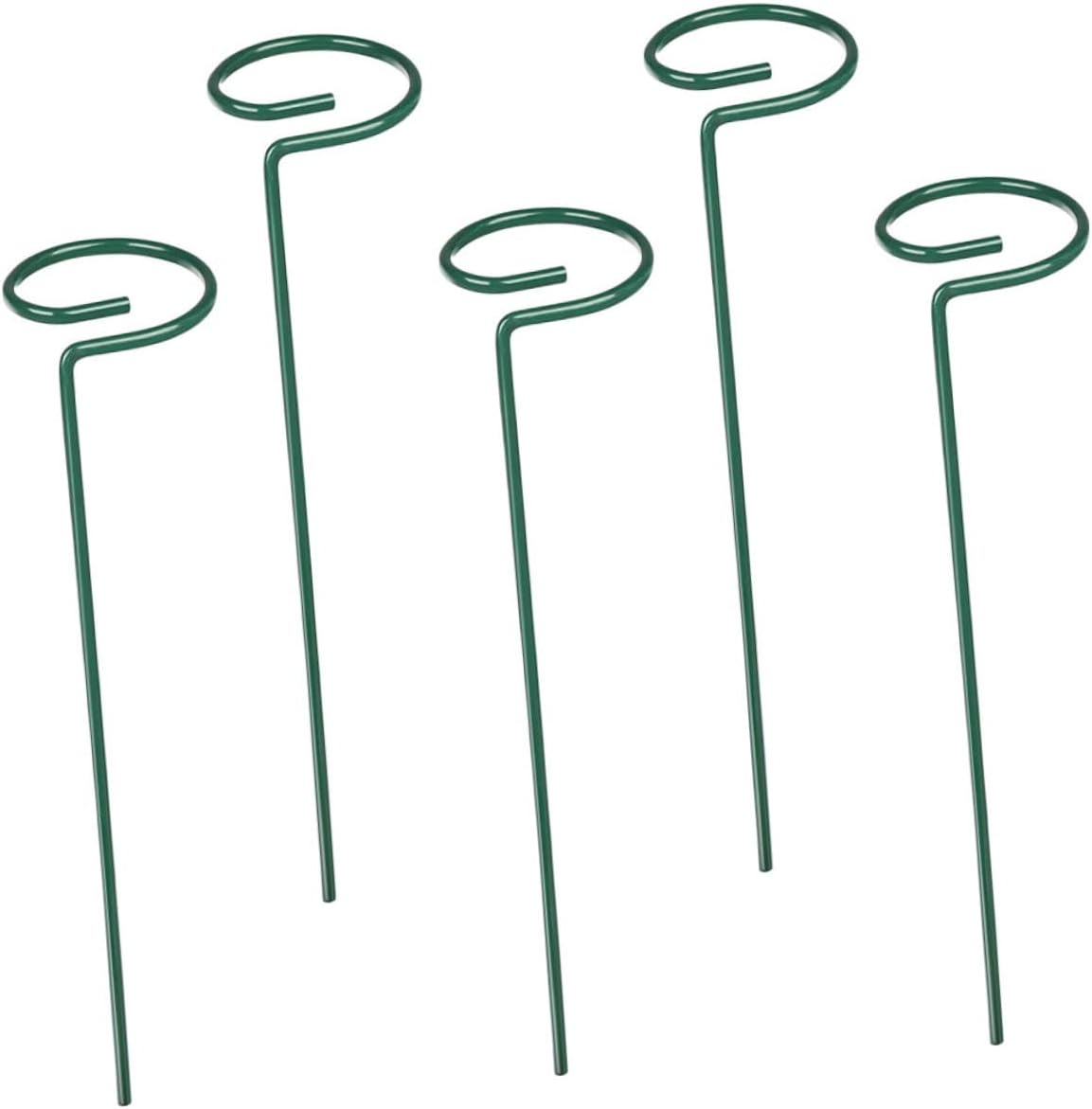 5Pcs Garden Plant Support Stakes Single Stem Support for Hydrangea Plant Stands Height for Orchids and Flower Growth Stabilization