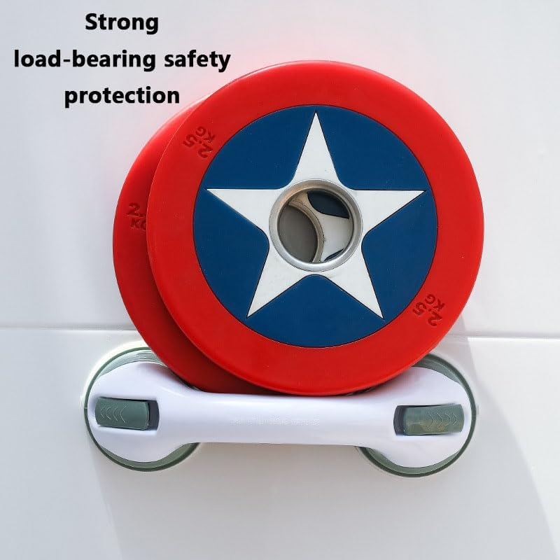 SOVYOULIVE Shower Suction Grab Bar, Shower Handle with Powerful Suction Cup for Bathtub& Bathroom, Bathroom Support Handles for Injury, Senior, Elderly(12Inch/29.5Cm) image number 6