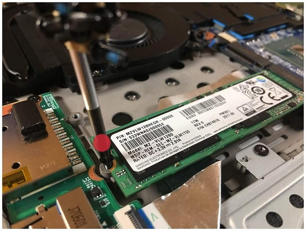 32 Pcs SSD Screw,M.2 Nvme SSD Screws + Spacers,Screws for Asus Motherboard M2 Nvme SSD Installation Maintain(With Screwdriver) image number 3