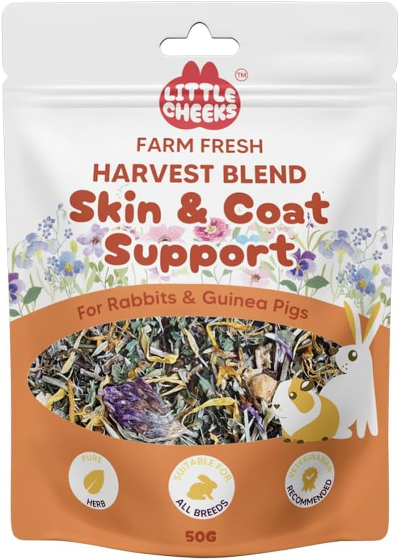 Farm Fresh Harvest Blend Skin & Coat Support 50G for Rabbits& Guinea Pigs