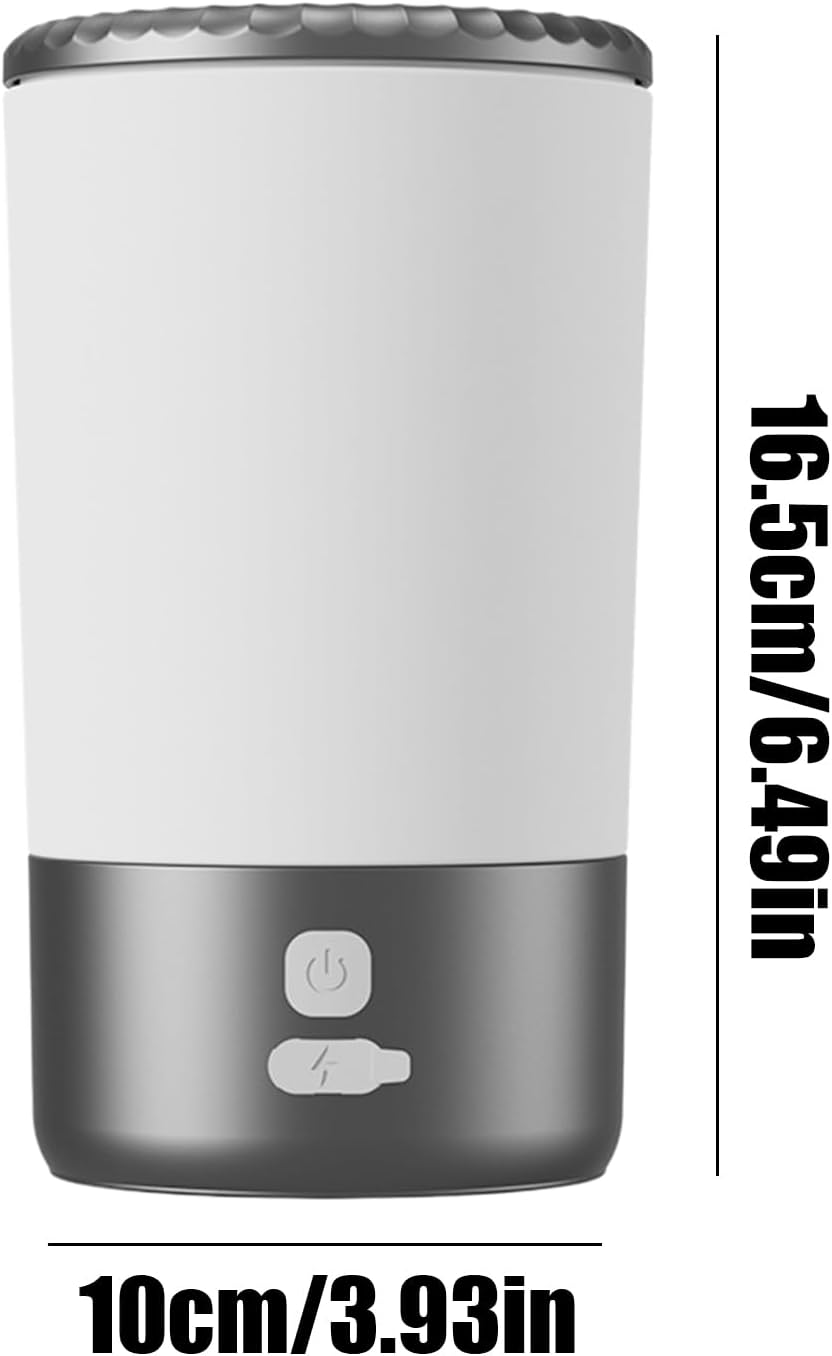 Dog Paw Cleaner, Automatic Washer for Dogs Foot, ABS & Thermoplastic Rubber Puppy Foot 376G Plunger, 500Mah Electric Pet Paws Cleaning Tool for Dogs, Kittens, Pets Walking, Garden, Backyard and Home