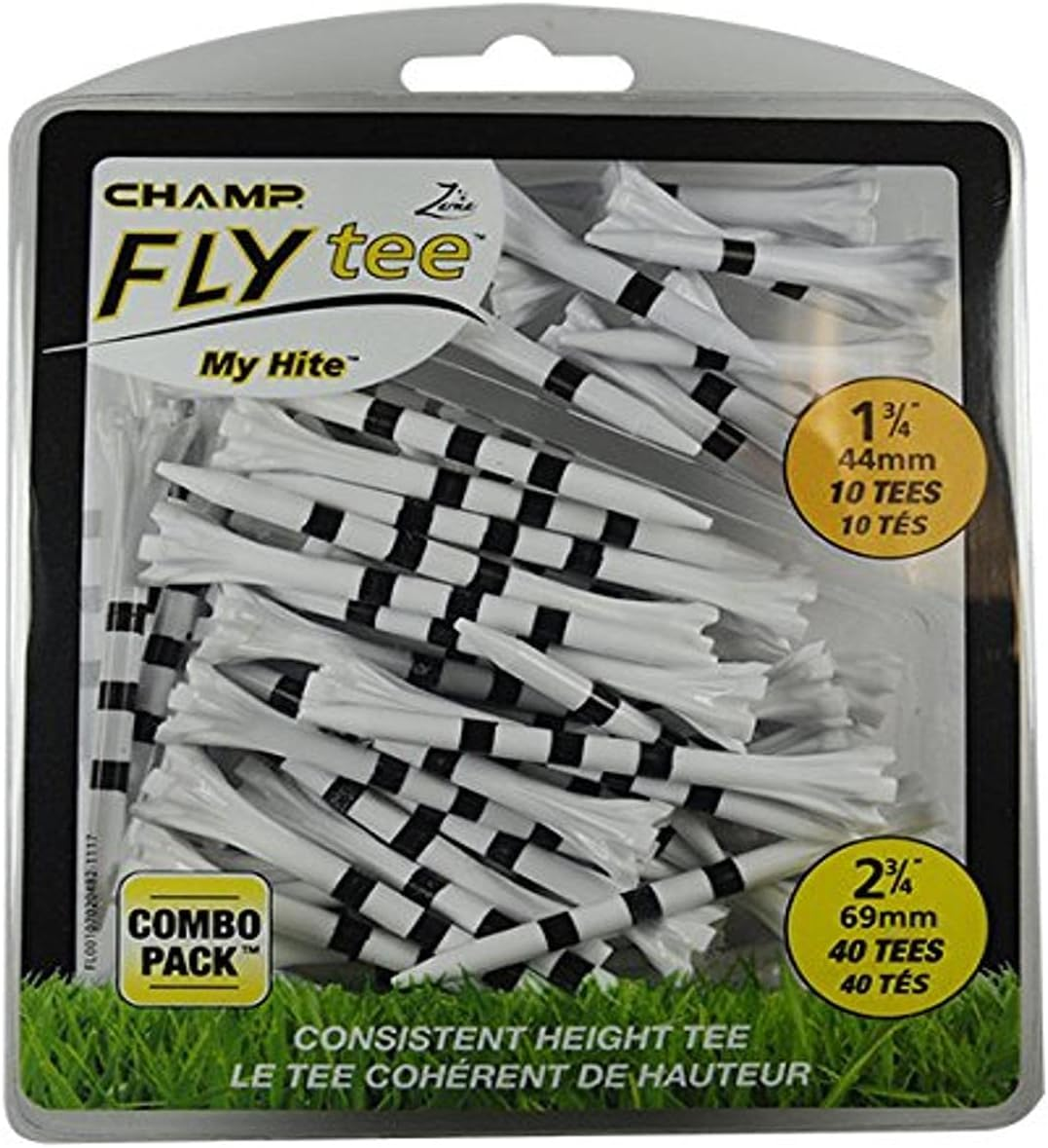 Champ Zarma Flytee My Hite 2-3/4" & 1-3/4" Combo Pack - Black Stripes