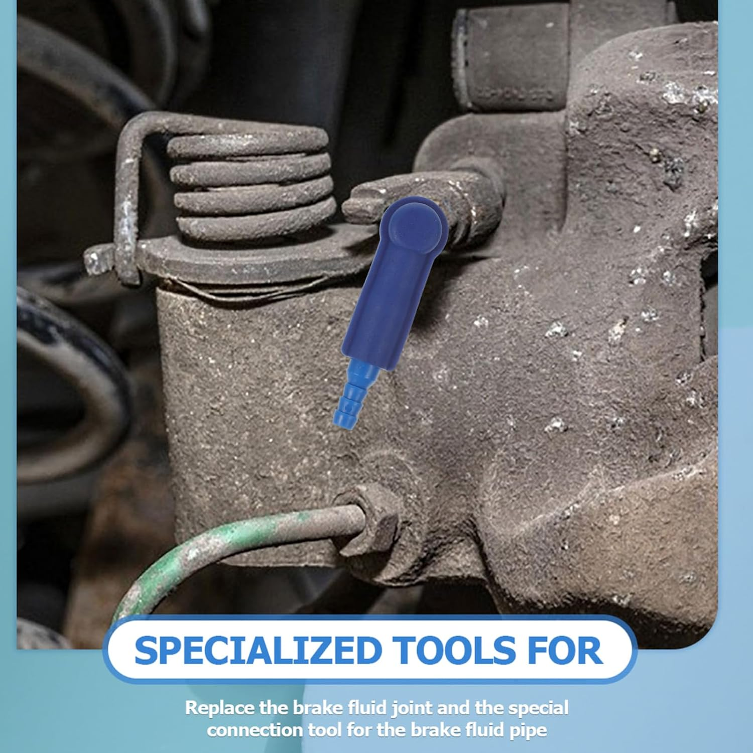 Vaguelly Replacement Brake Hose Brake Oil Bleeder Connector Oil Bleeder Hose Fluid Fluid Change Tool Changer Plastic Car Change Machine image number 5