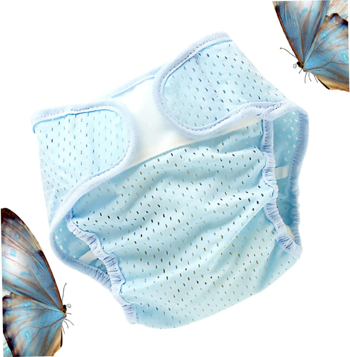 Abaodam Ice Silk Mesh Diaper Cover Stretchable Toddler Potty Breathable Diaper For image number 3