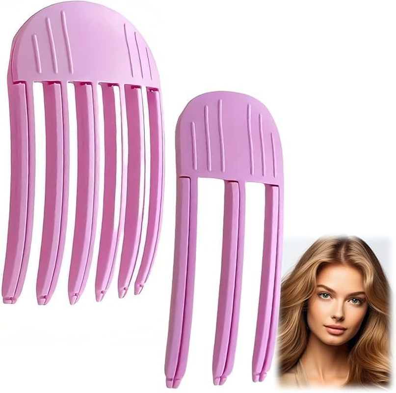 2Pcs Wind Shaping Styling Combs for Fluffy Bangs,Volumizing Hair Root Lifting Combs,Fluffy Bangs Hair Shaping Comb,Volume Clip Root Lifting Hair Clip Wind Shaping Styling Comb,Hair Root Lifting Comb image number 6
