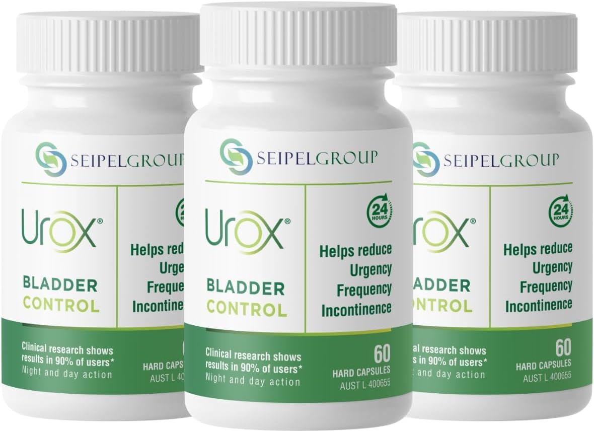 UROX Bladder Control, Effective Bladder Support Supplement for Men & Women, Helps Reduce Incontinence, Urinary Leakage, Frequency, Urgency, 180 Vegetarian Capsules (3 Bottles) image number 6
