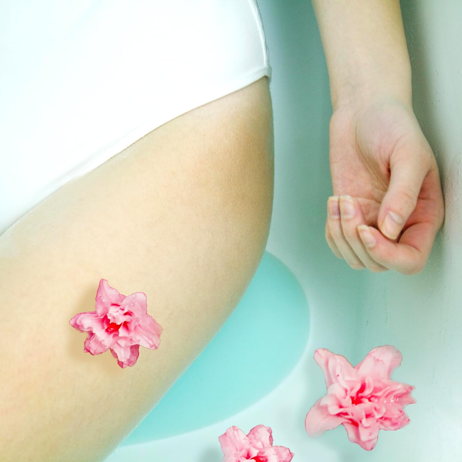 Bath Bean Luxury Body Stopper, Anti-Slip Spa Accessory, Holds Reclined Position in Bath to Fully Release Tension, Bathe Comfortably Hands Free, and Keep Your Hair Dry. Recline, Relax, Stay Put! image number 6