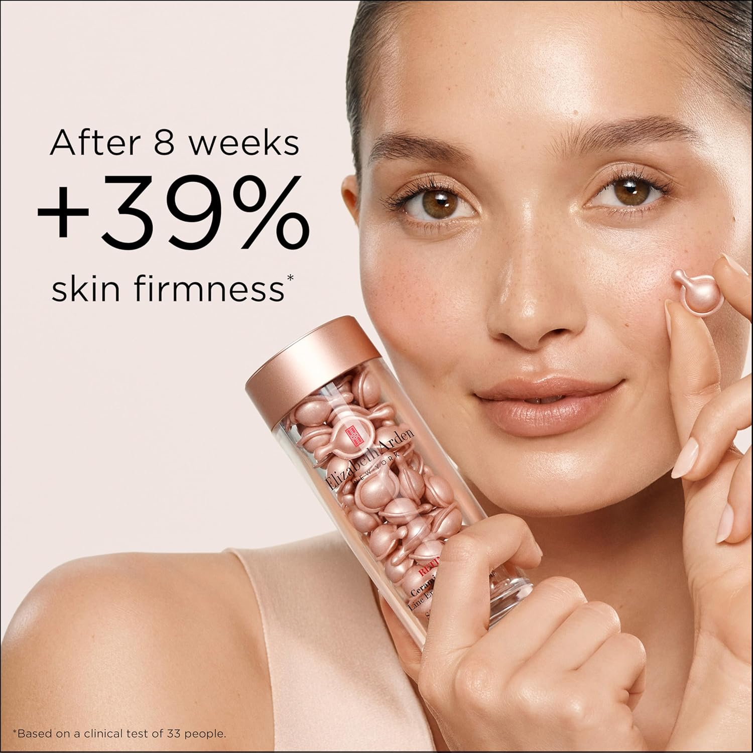 Elizabeth Arden Retinol + HPR Ceramide Capsules - Rapid Skin Renewing Serum (90 Pieces) for Youthful, Radiant Skin image number 3