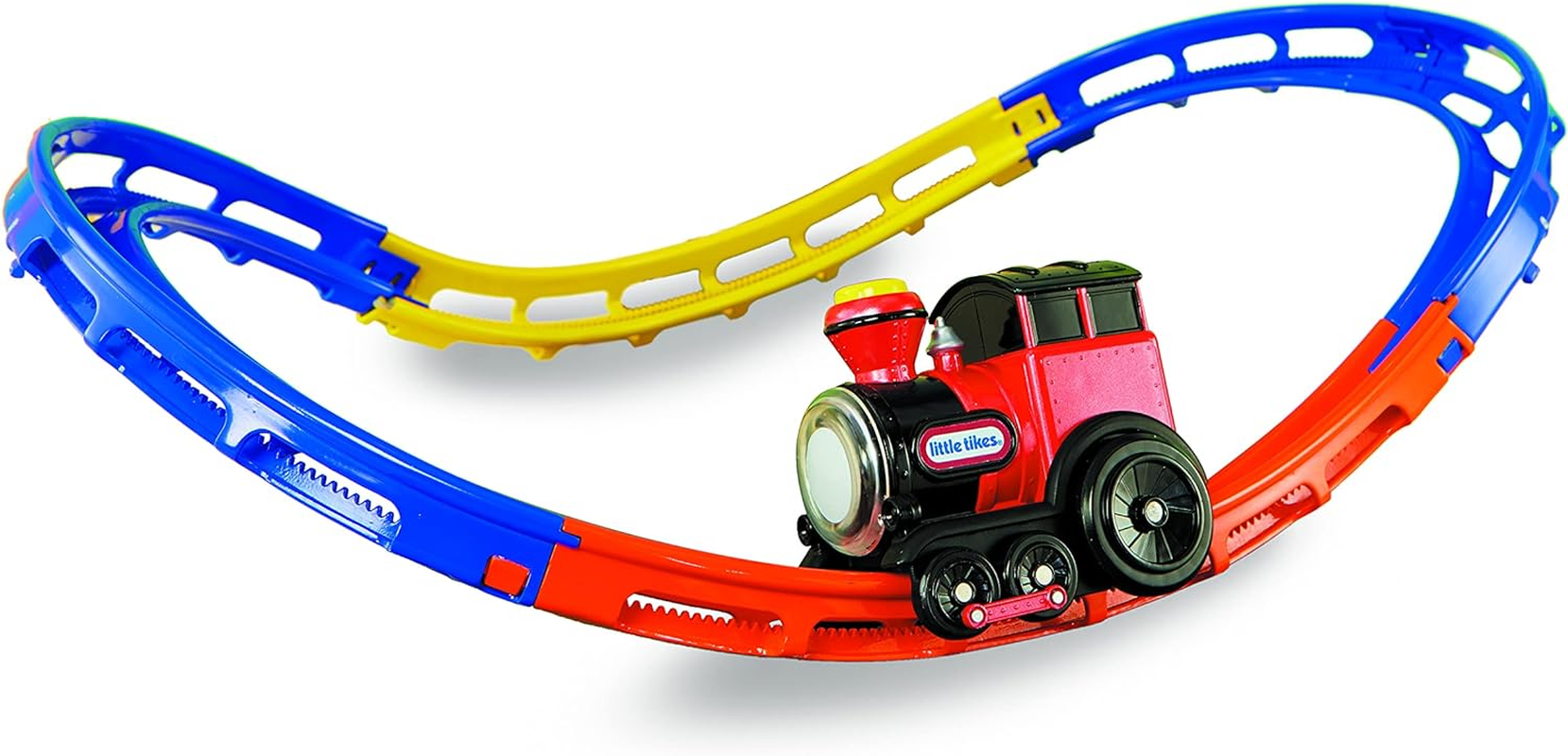 LITTLE TIKES Learn & Play Tumble Train, Toy Train Set with Lights and Sound, Adjustable Train Tracks That Get Kids Moving- for Kids, Toys for Toddlers and Boys Girls Ages 3+,Multi-Color image number 1