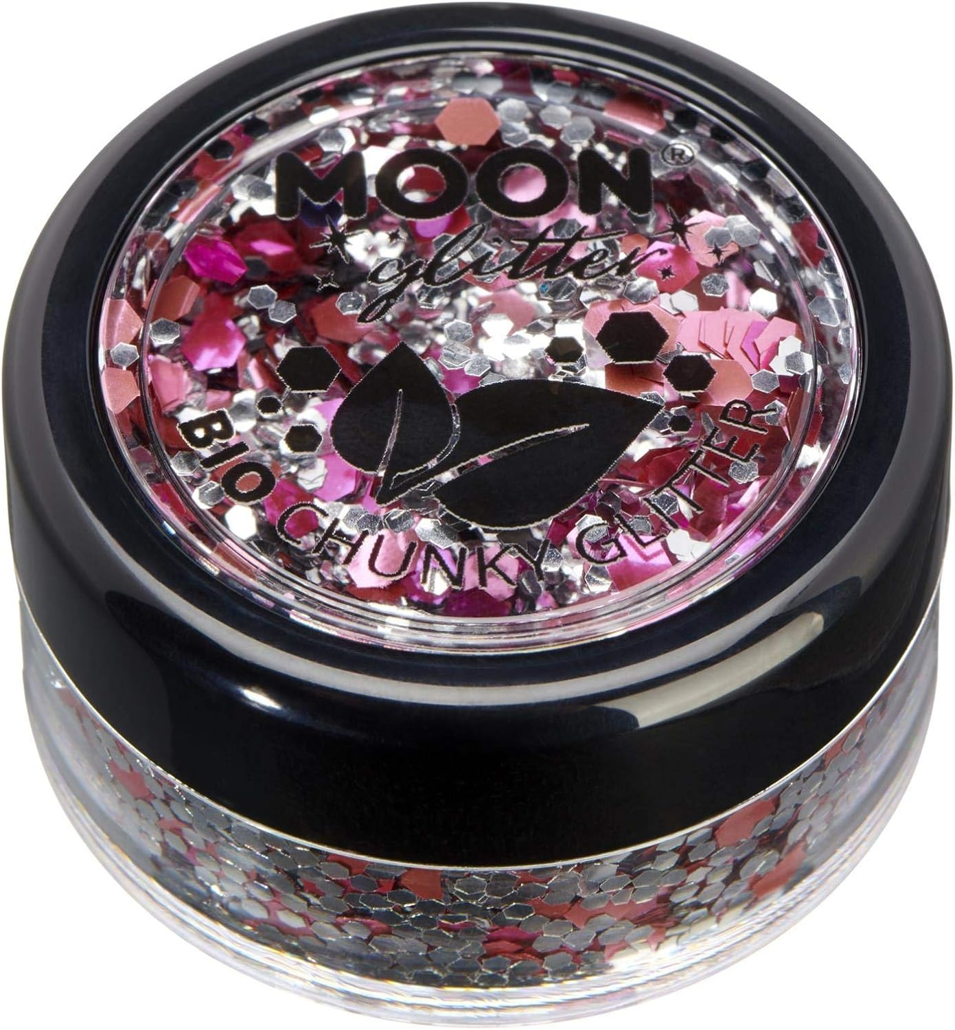 Mystic Bio Biodegradable Eco Chunky Glitter by Moon Glitter - 100% Cosmetic Bio Glitter for Face, Body, Nails, Hair and Lips - 3G - Glacier