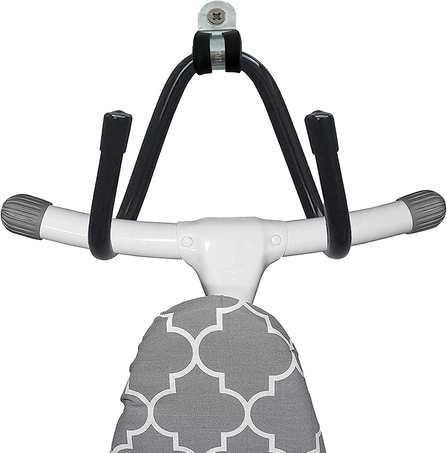 Bendable Ironing Board Hanger Wall Mount Iron Board Hook - Strong & Flexible, Fits Every Shape image number 5