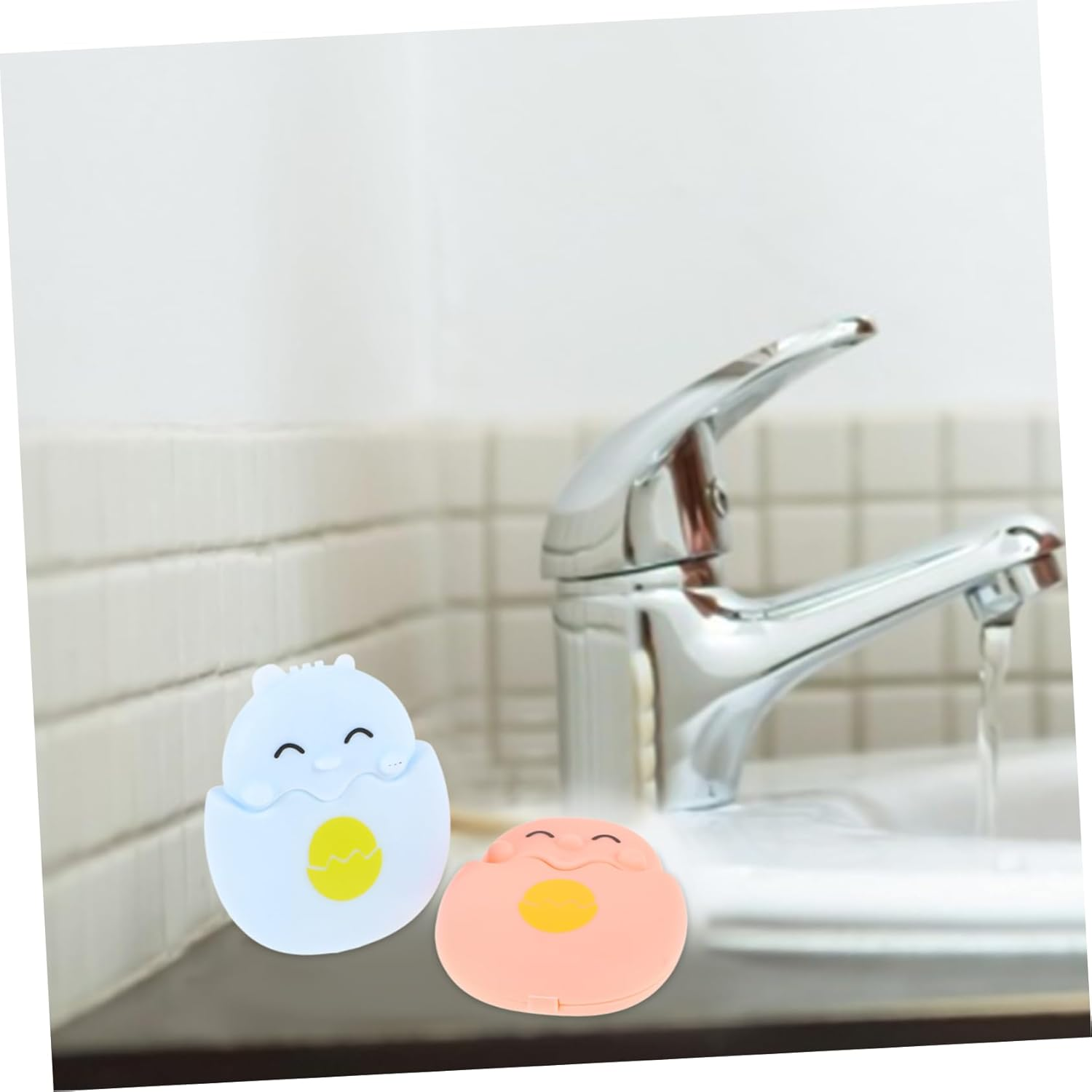 Healvian 2Pcs Travel Hand Soap Sheets Disposable Soap Flakes Stylish Compact for Daily Routine image number 1