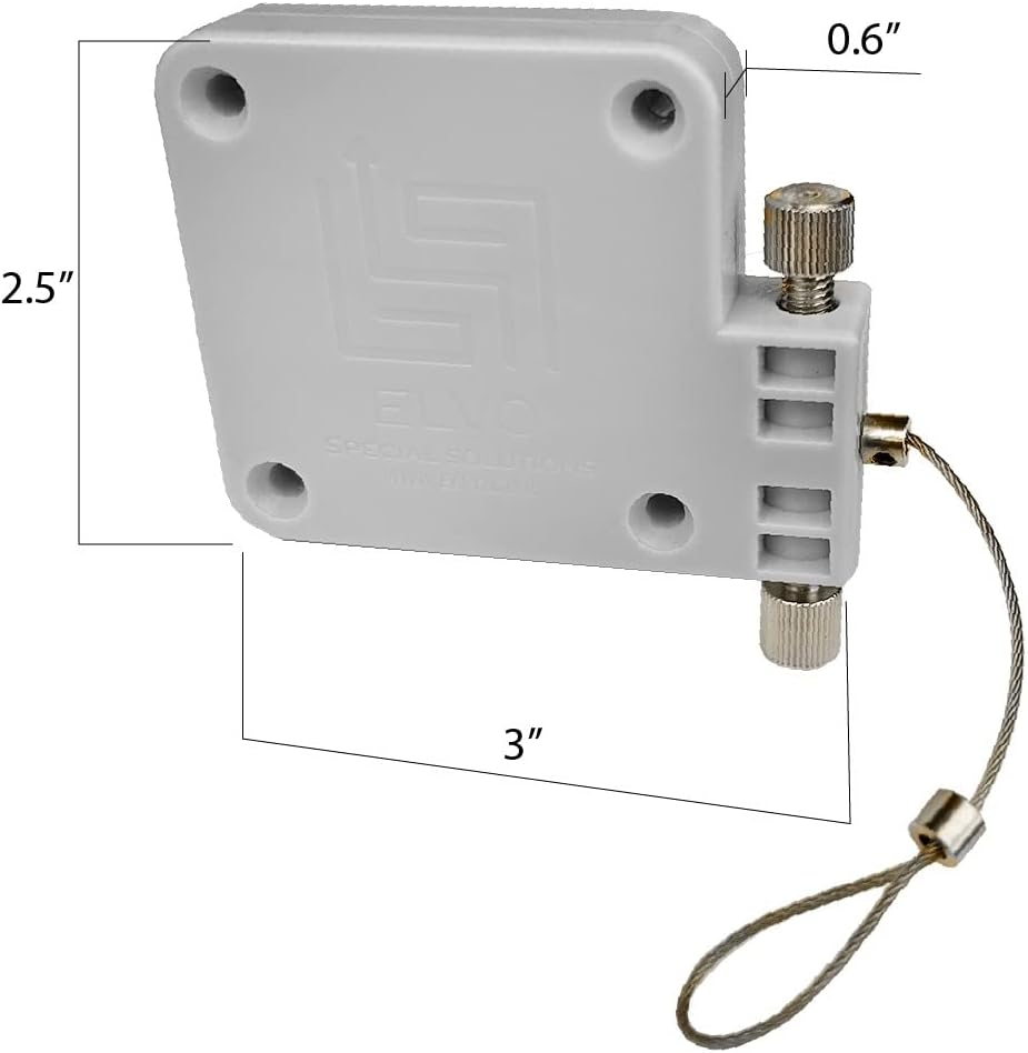 Lily'S Home Automatic Door Closer - Sliding Screen Auto Door Closer. Storm, Gate, Windows and Cabinet Doors Closer, Punch-Free and with Full Control on the Closure Speed and Strength. (2 Pack - White) image number 5