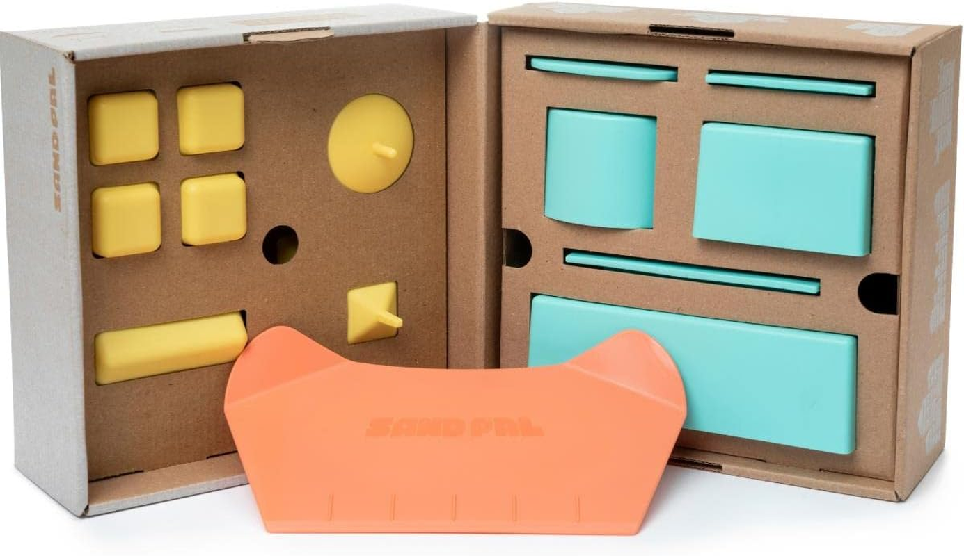 Sand Pal Beach Toys for Kids - 9 Pieces Travel-Friendly Snow Toys for Kids Ages 3-12 - Outdoor & Indoor Play Sandbox Toy Set - Sand/Snow Castle Building Molds & Tools Kit for Adults with Mesh Bag image number 3