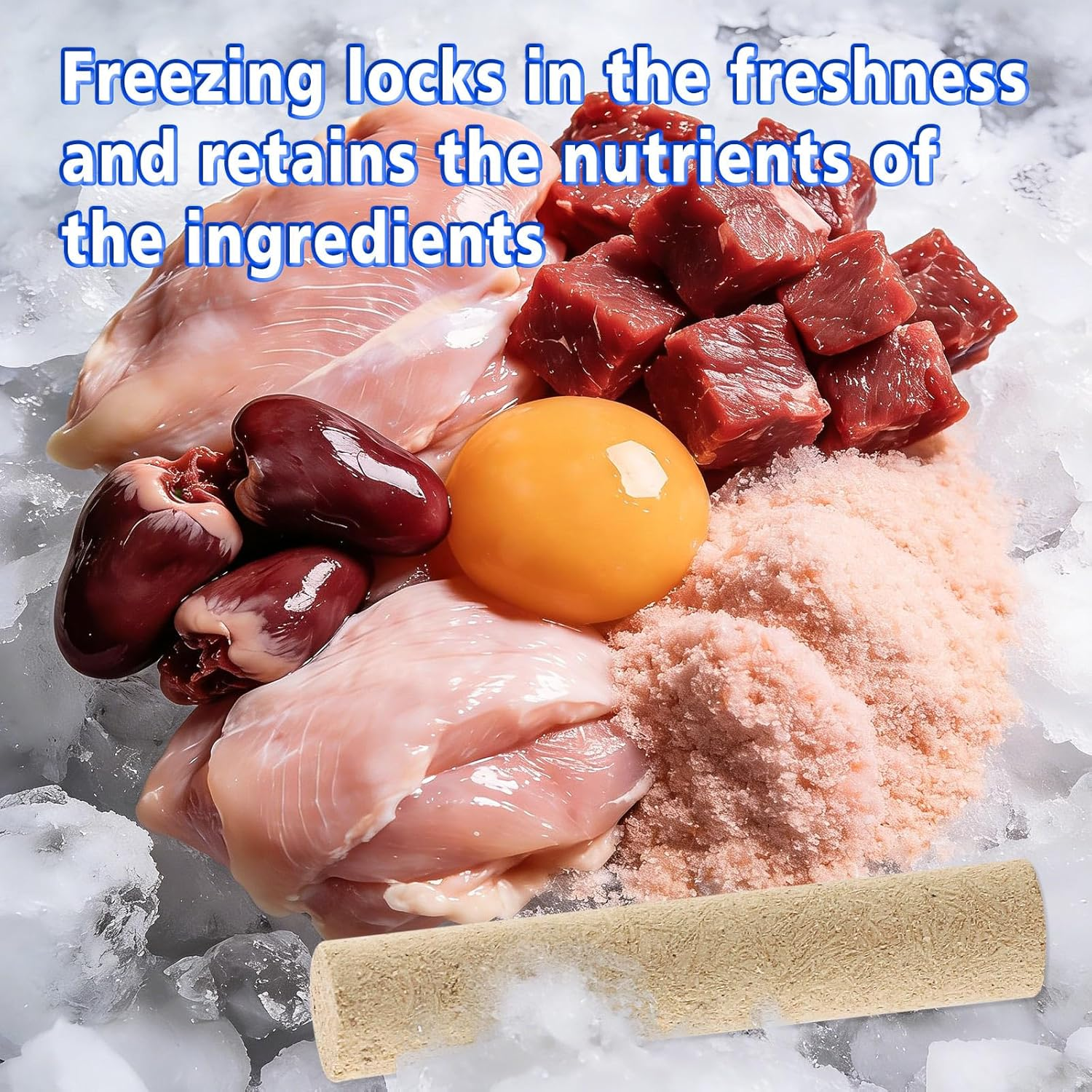 Freezed Dried Cat Teething Sticks, Cat Chicken Treats, Dog Treats Chicken and Beef Flavor for Freshens Breath image number 6