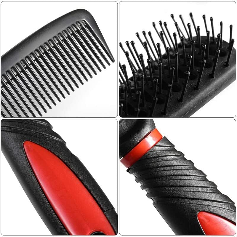 Retoo 5 Piece Hair Brush Set with Mirror, Hair Brush without Pulling for Women, Men & Children, Detangling Brush Suitable for Curls, Short & Long Hair, Massage Brush Gentle on Hair & Scalp image number 6