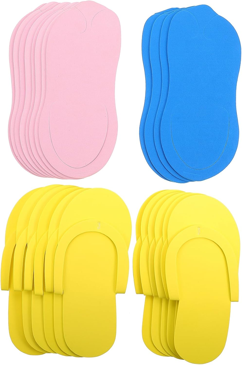 MERRYHAPY 12Pairs Pedicure Slippers Disposable Home Slippers Women'S Patterns Guest Footwear image number 2