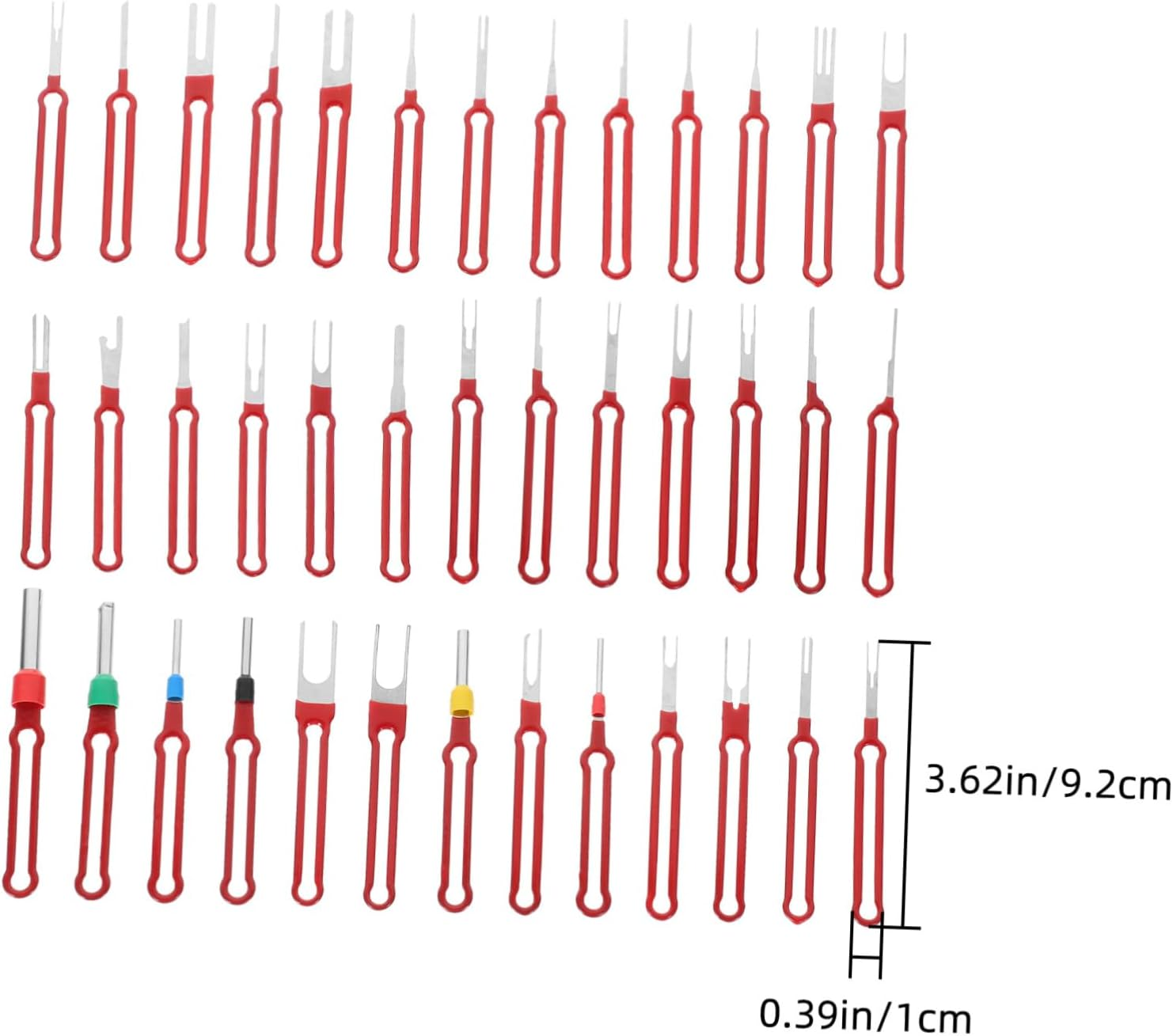 PAMINGONO 39Pcs Terminal Pin Remover Wire Connector Removal Extractor Automotive Electrical Tool Kit for Wiring