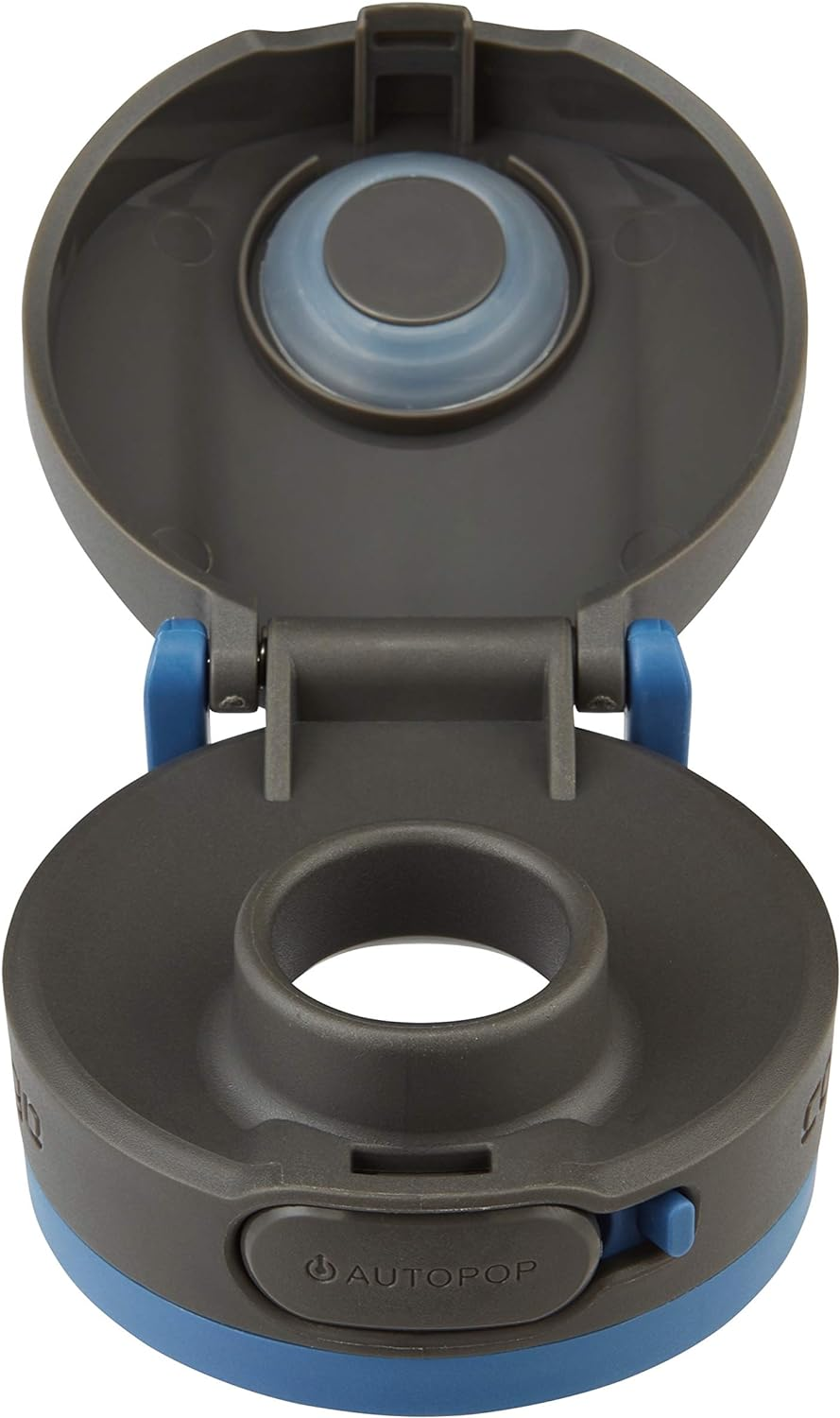 Contigo Jackson Chill Autopop Water Bottle 591Ml - Double-Walled Vacuum Insulated, One-Handed AUTOPOP&reg; Leak-Proof Lid with Protective Cover, Wide Mouthpiece, Secure Button Lock - Stainless Steel