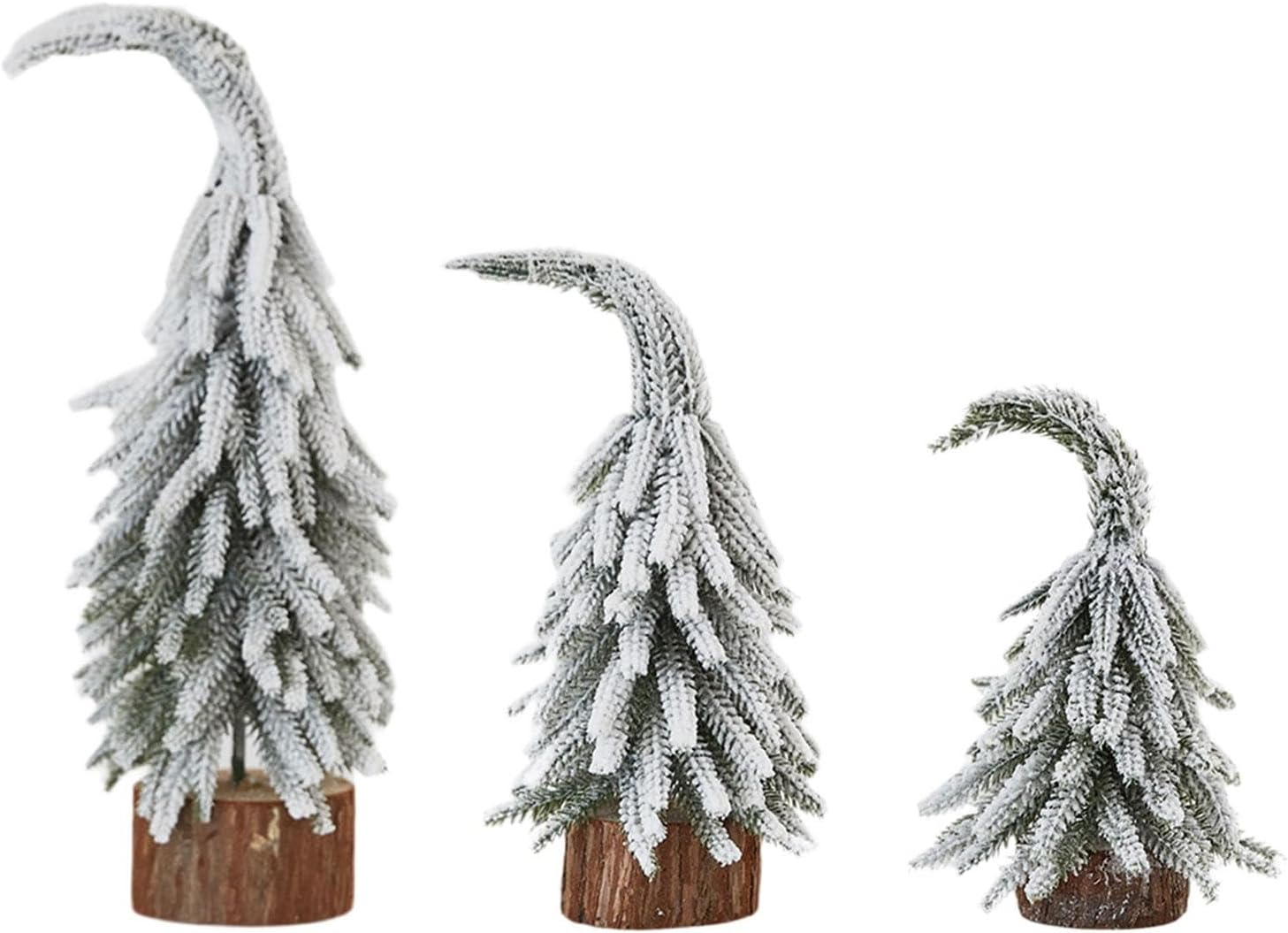3X Tabletop Artificial Christmas Trees Small Xmas Trees Mini Christmas Trees for Party Supplies image number 3