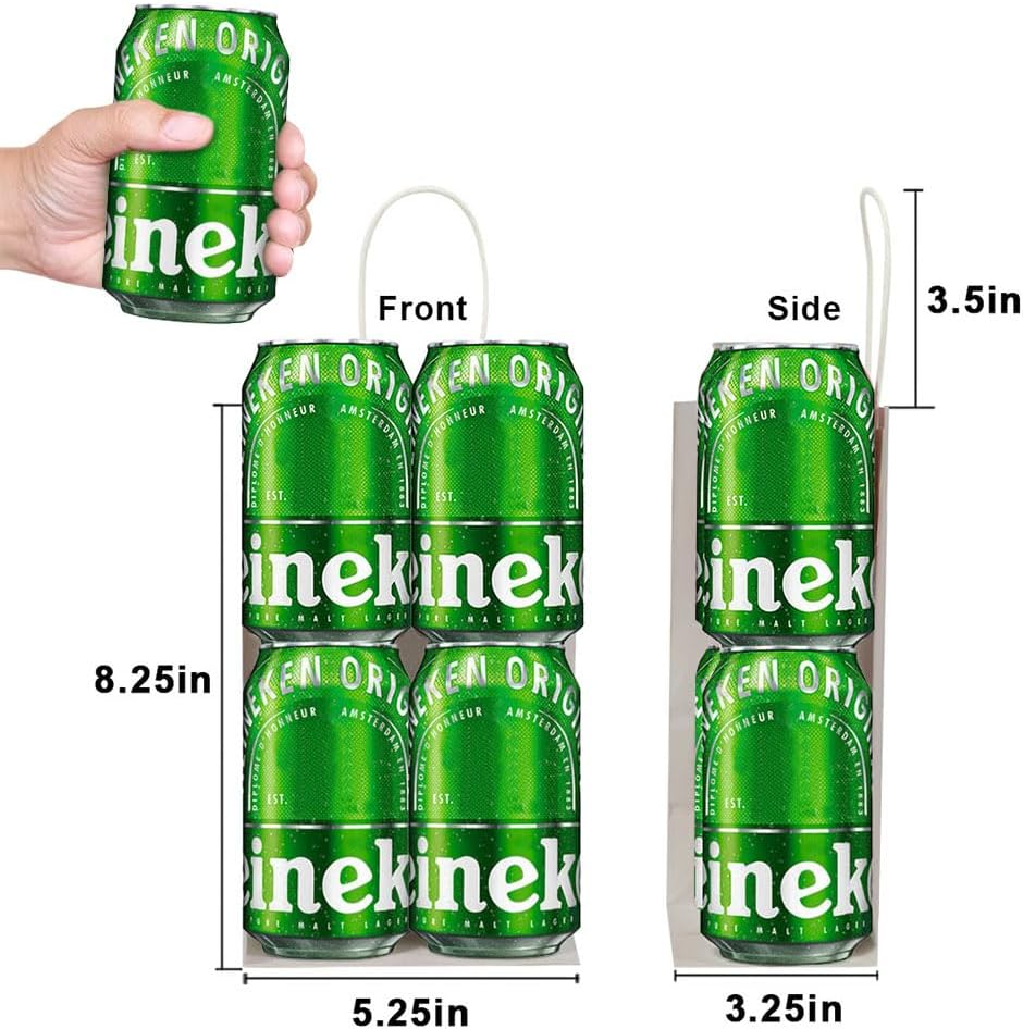 Toovip 100 Pack 5.25X3.25X8.25 Inch Small White Kraft Paper Bags with Handles Bulk, Gift Wrap Bags for Favor Grocery Retail Party Birthday Shopping Business Goody Craft Sacks Merchandise Take Out Cub - Gold image number 3