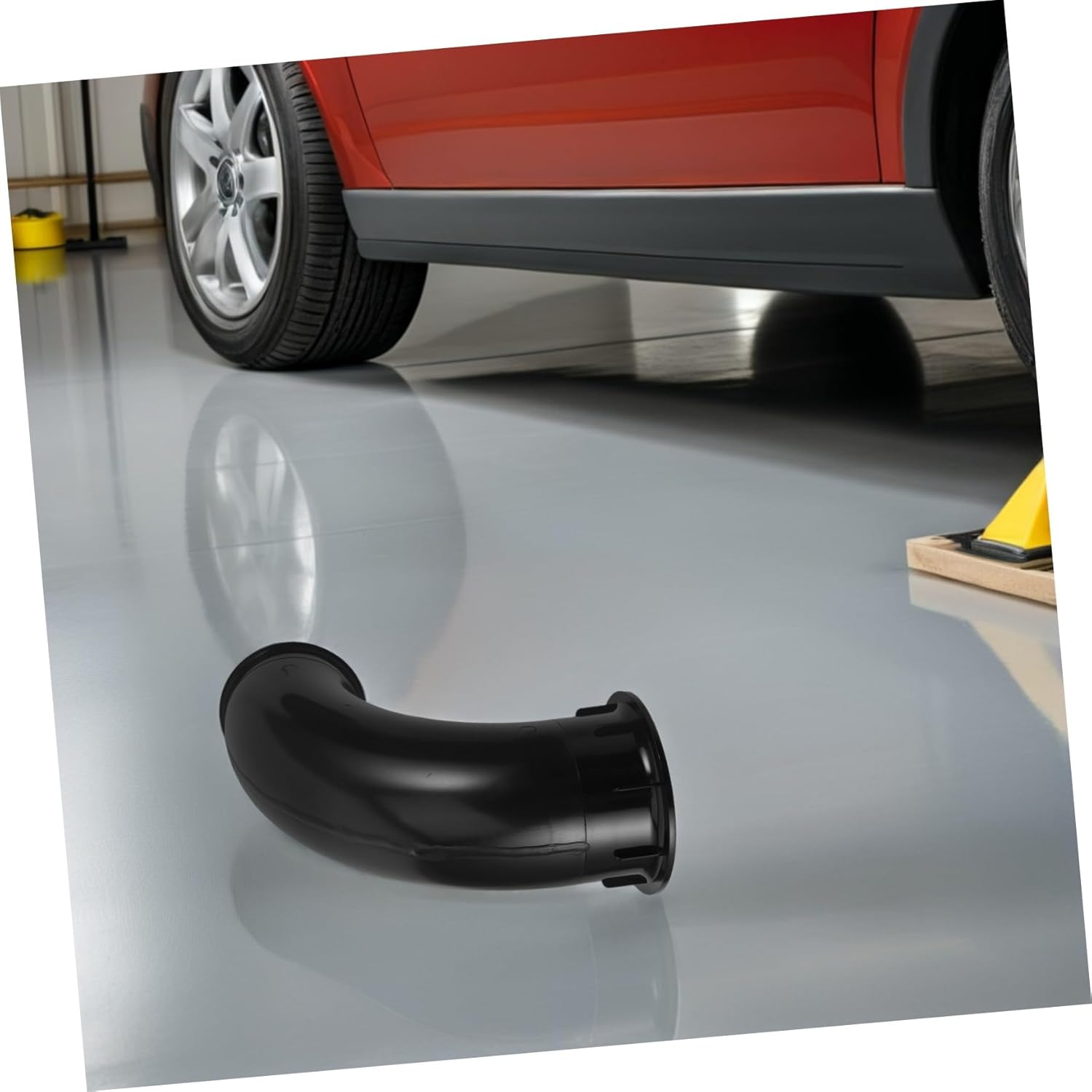 HOMSFOU 2Pcs Car Subwoofer Speaker Subwoofer Terminal Enclosure Port Tube Voice Outlet for Car Bass Reflex Port Tube Acoustic Hideaway Sound Black