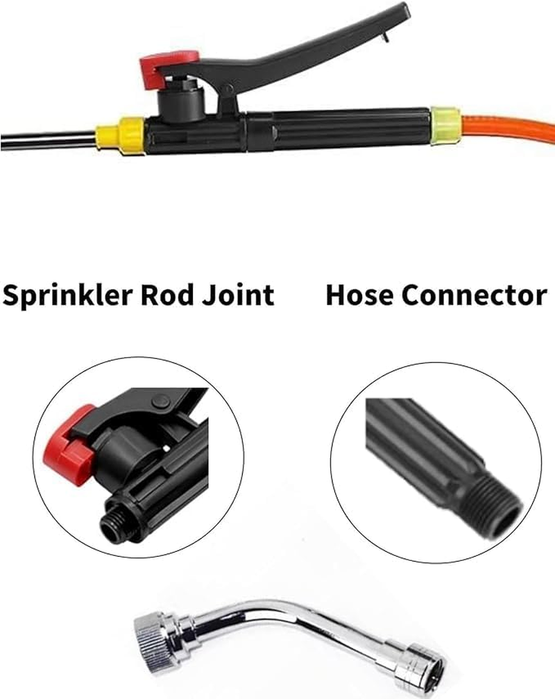 Agricultural Spray Nozzles Fan-Shaped High-Pressure Atomization (1 Nozzles) |Sprayer Trigger Handle | Sprayer Trigger Replacement for Garden & Agriculture Watering Irrigation(2-Pack) image number 5