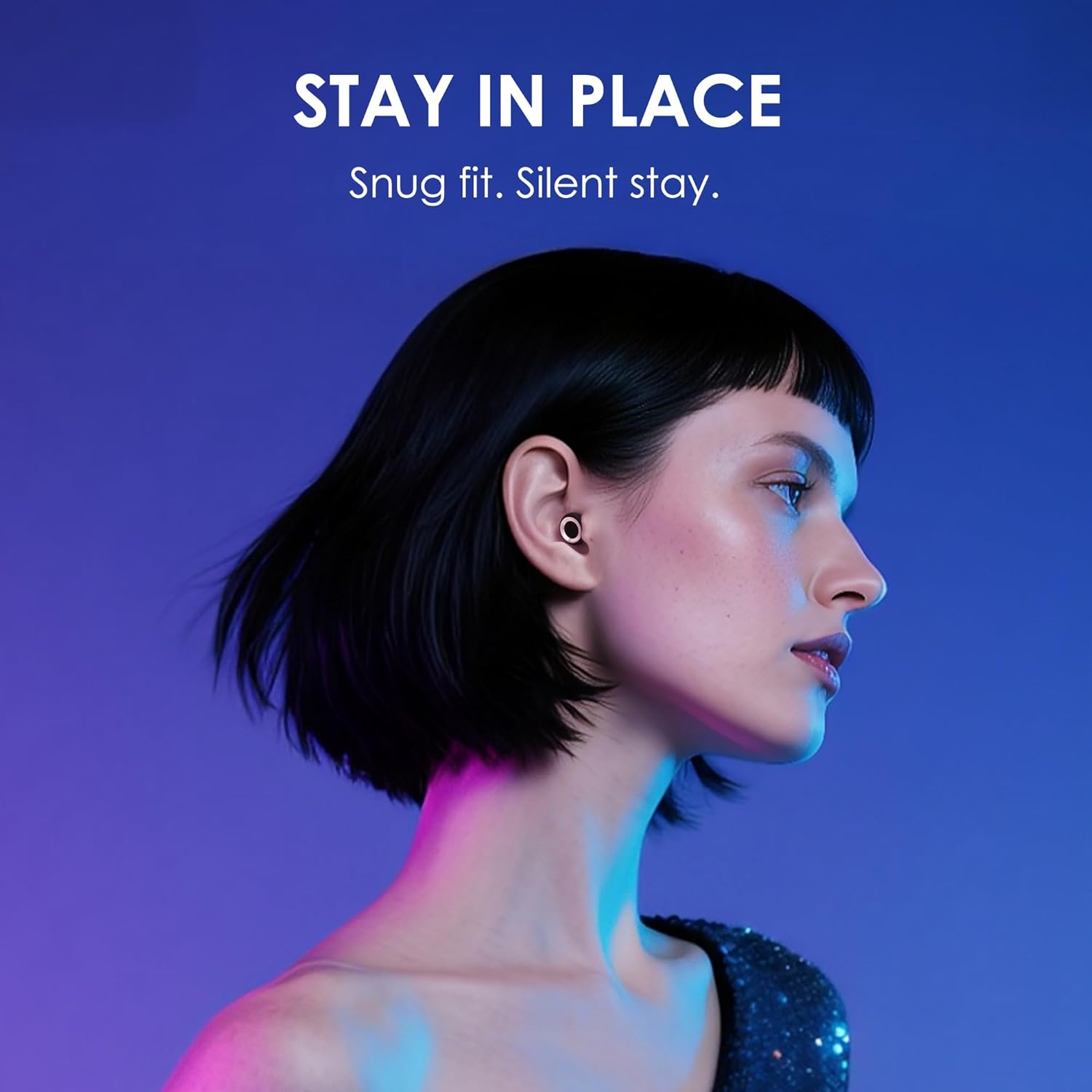 Eixniex Ear Plugs for Sleeping - Single+Double Tips with 46Db Noise Reduction, Eco-Durable Silicone | 8 Pairs Custom Tips (XS - L) | Top-Layer Seal Tech for Sleep, Focus, Travel image number 3