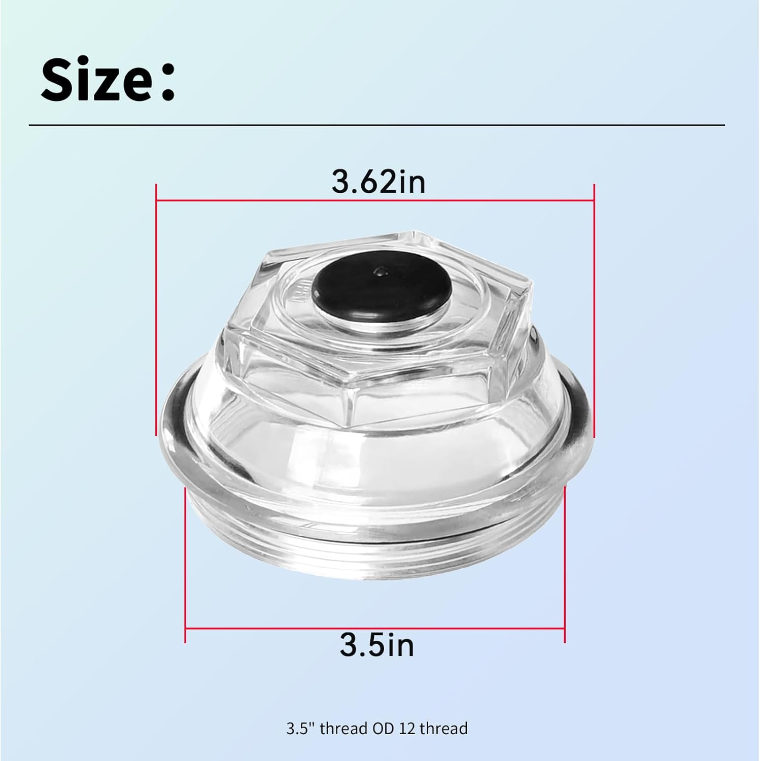 Oil Bath Dust Caps, K71-704-00,Compatible with Dexter 9K-10K 8-415 430 General Duty Axles Built after July 2009, for Dexter 9K 10K 3.5" Threads Trailer Axle Plastic Cover 21-88 Oil Caps,4Pcs image number 6