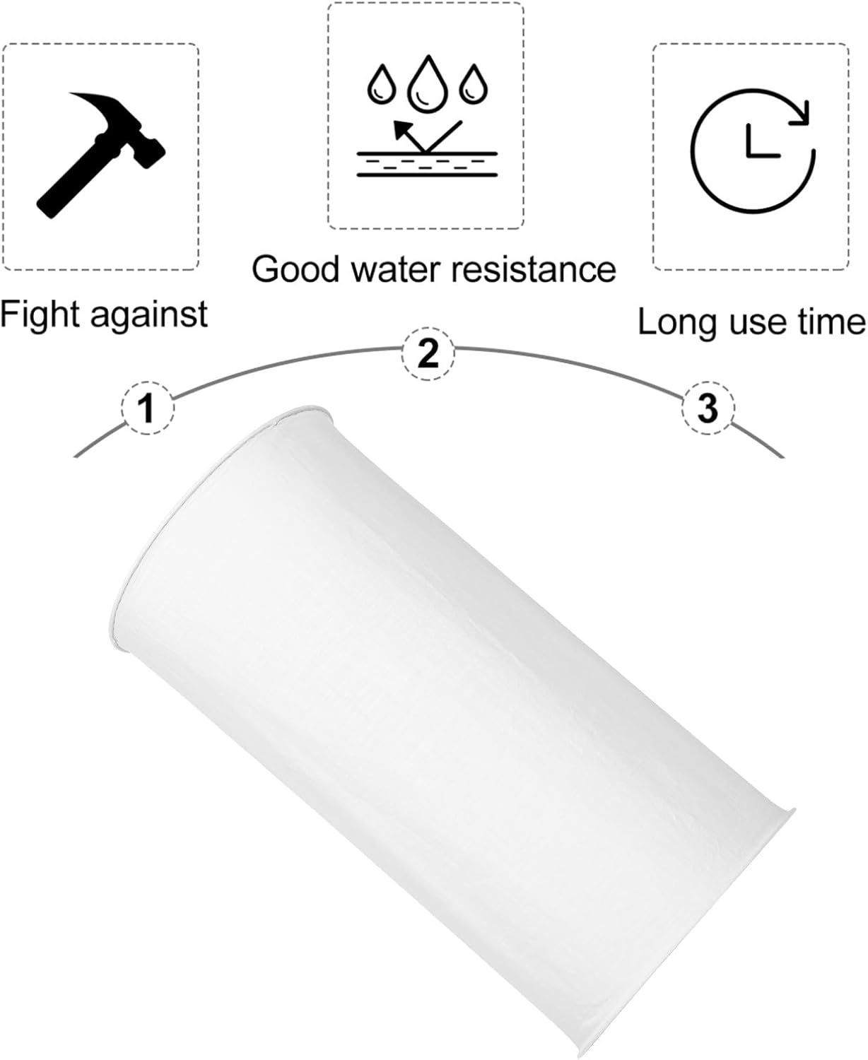 MUSISALY Foldable White Fabric Lamp Shade E27 Hanging Lamp Cover 35Cm for Modern Table and Ceiling image number 6