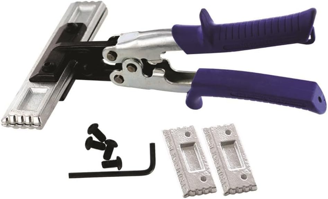 MIDWEST Seamer - 3 Inch Straight Sheet Metal Bender with Forged Blades & KUSH'N-POWER Comfort Grip Handle - MWT-S1 image number 1