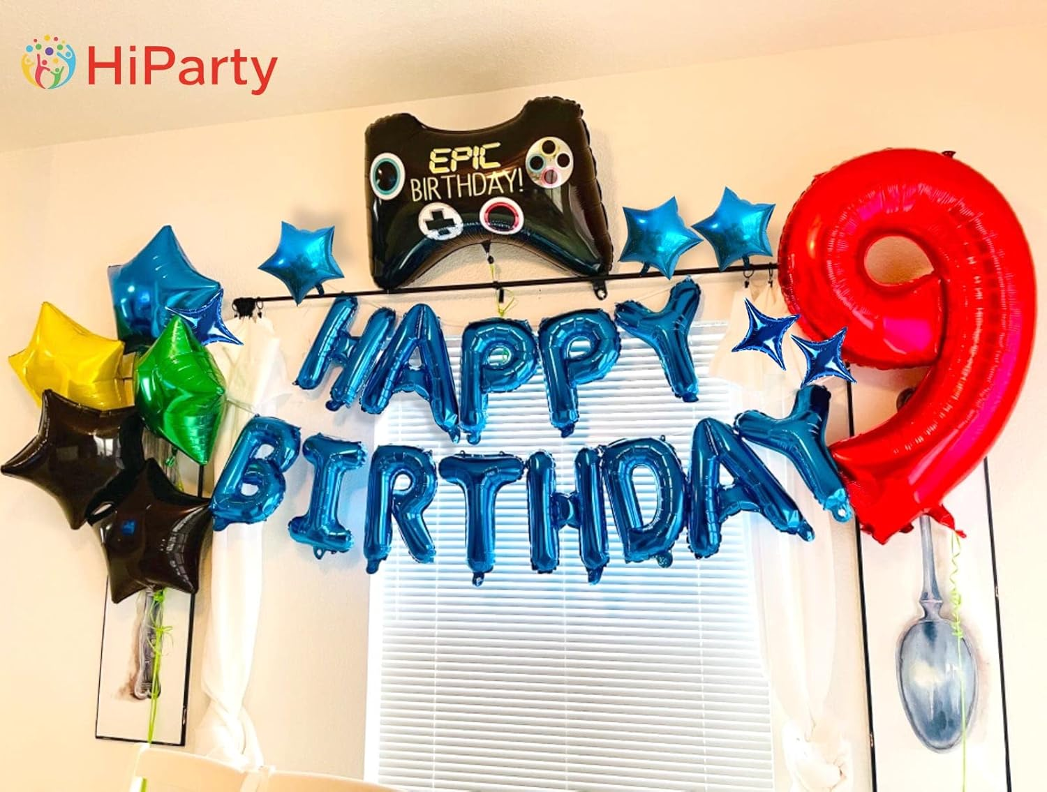 Hiparty Birthday Balloons Party Kit US9B image number 6