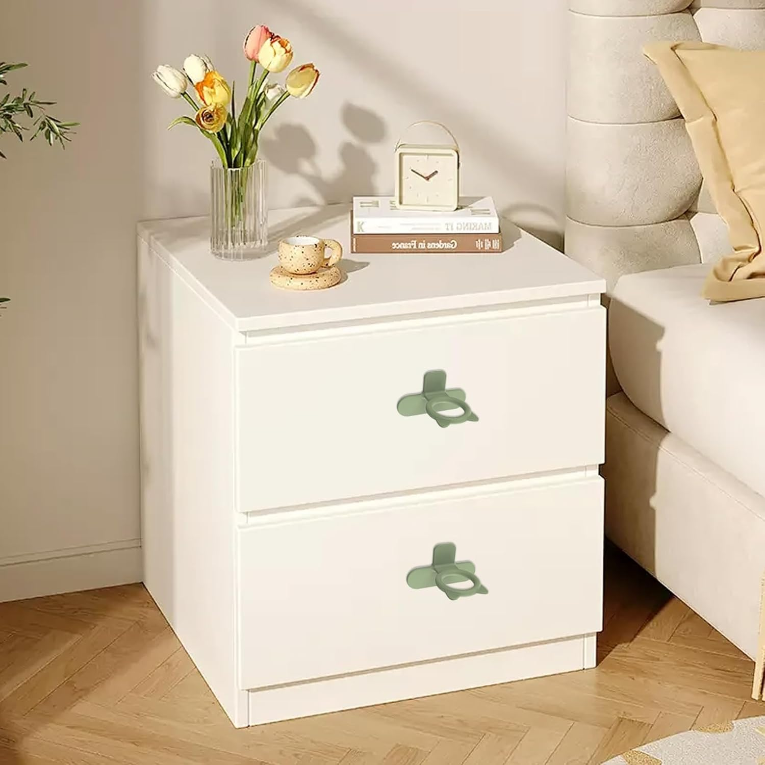 10PCS Toilet Seat Handles,No Touch Toilets Cover Handle Tools,Toilet Seat Handle to Lift,Bathroom Toilet Accessories for Office,Home,Hotel,School(Pink,White,Gray,Black,Matcha Green) image number 3