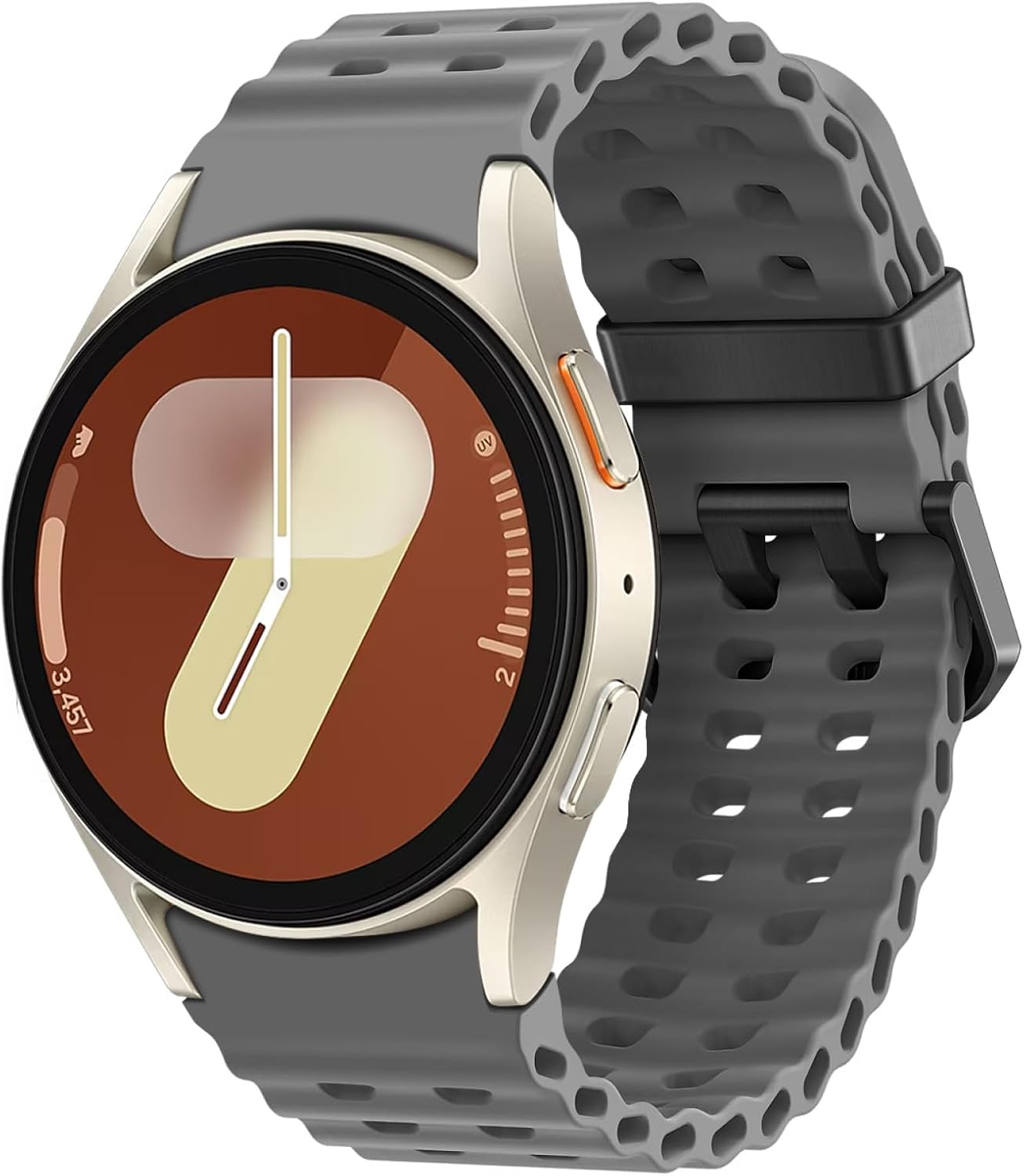 Ocean Band for Samsung Galaxy Watch 7 Band 40Mm 44Mm,Silicone Breathable Bracelet Wristband for Samsung Galaxy Watch FE/6/5/4 40Mm 44Mm/5 Pro 45Mm/6 Classic 43Mm 47Mm/4 Classic 42Mm 46Mm