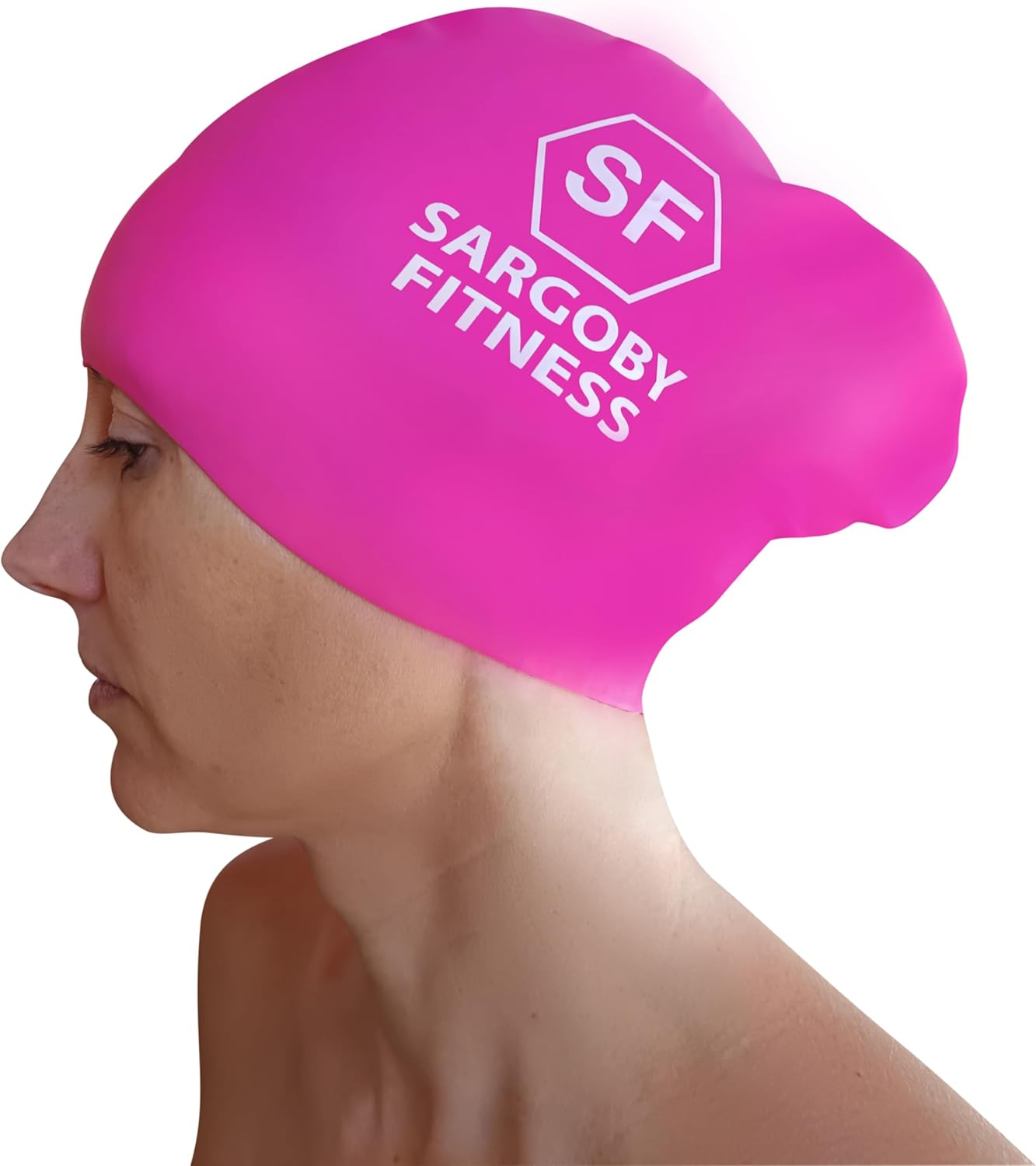 Long Hair Swim Cap for Women and Men with Longer Hair
