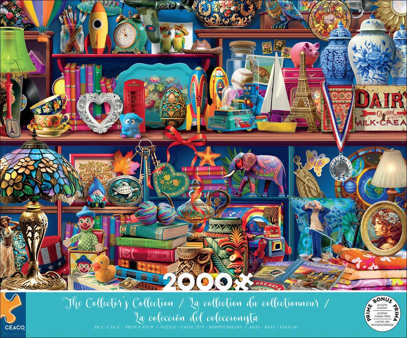 Ceaco - the Collector'S Collection - 2000 Piece Jigsaw Puzzle image number 3