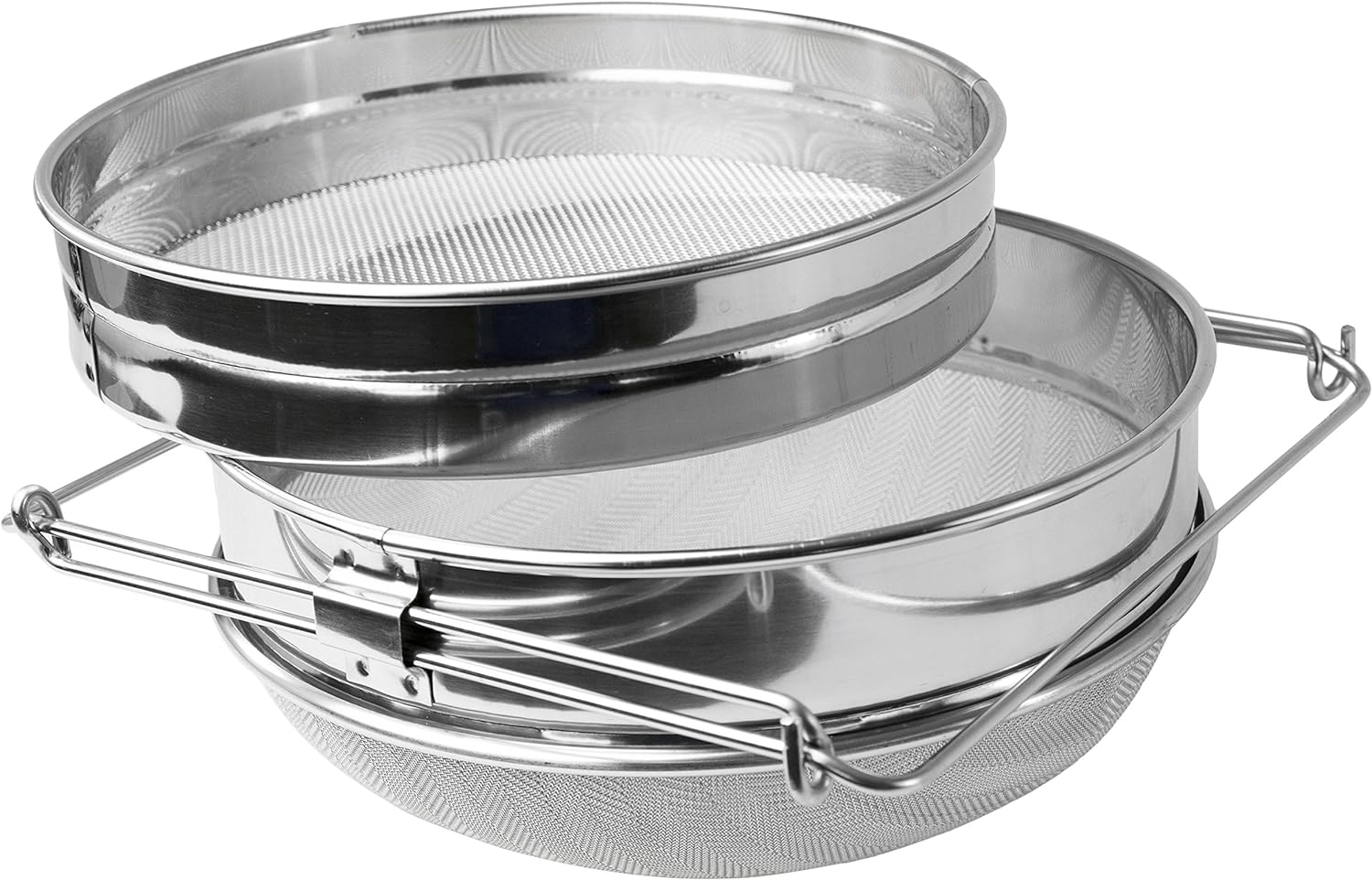 VIVO Stainless Steel Honey Strainer Double Sieve, Bee Keeping Equipment Filter (Bee-V101H) image number 4