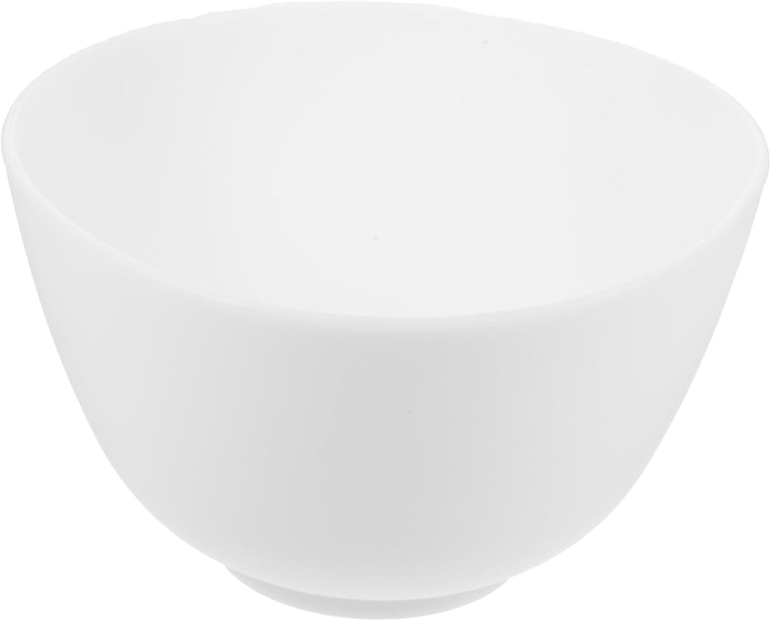 MERRYHAPY Silicone Bowl for Home Use Odorless Anti-Drop Mask Mixing Prep Measuring Bowl White Reusable for Facial Masks