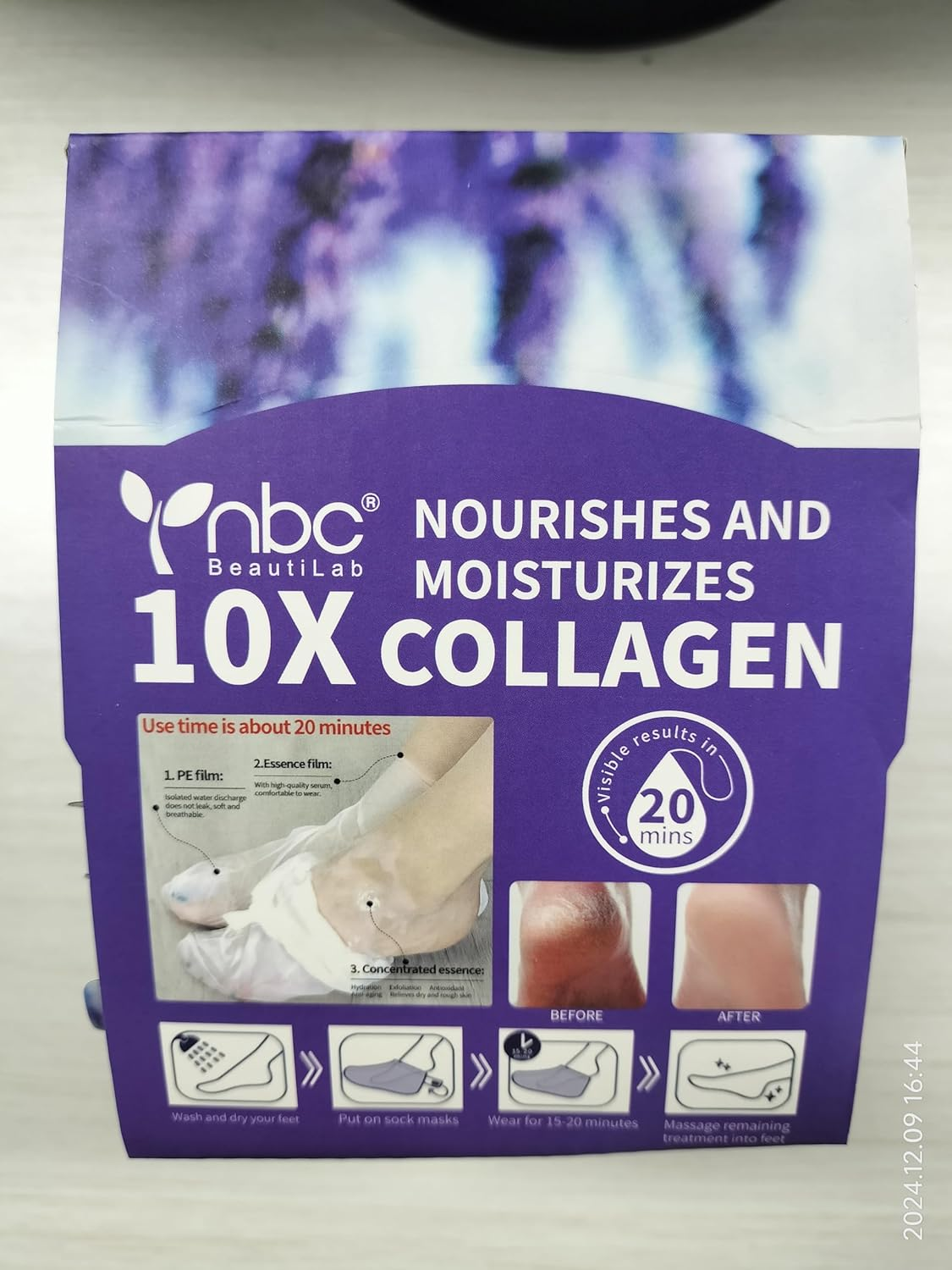 Nbc Beautilab Callus Remover, 25 Pieces Callus Remover with Pumice Stone Individually Wrapped Use with Pumice Stone for Faster Removal of Calluses - Lavender Fragrance image number 6