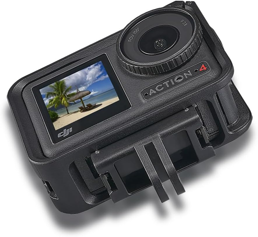 CERFFOOL Magnetic Quick Release Adapter Connector for DJI Osmo Action 5 Pro 4 3 2 Adapter Mount for Tripod Vlogging Bicycle Helmet Mounting Action Camera Accessories