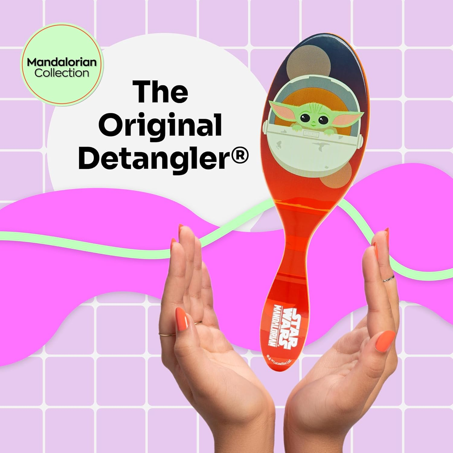 Wet Brush Mandalorian Detangler- Grogu image number 6