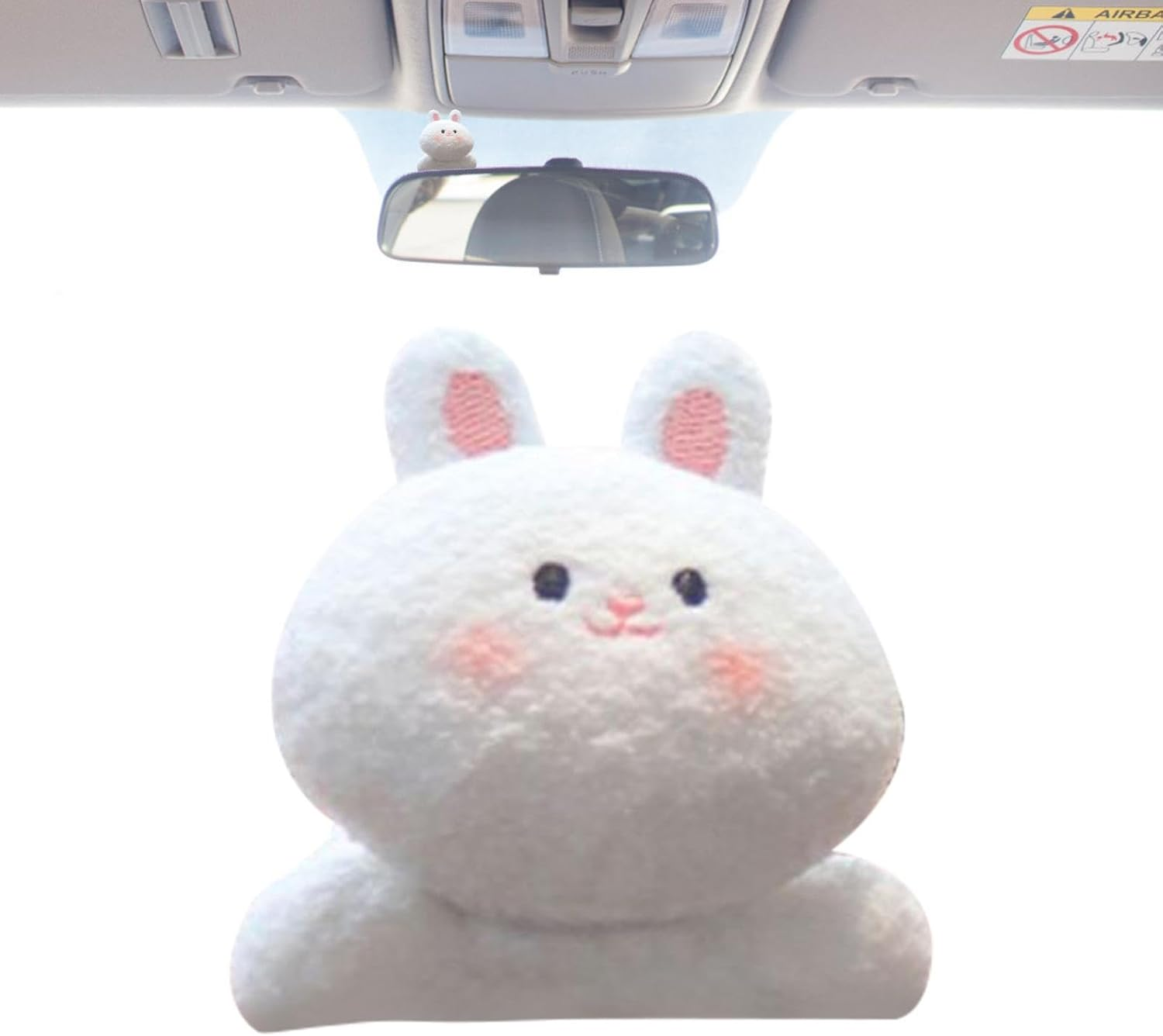 Car Cartoon Decoration, Animal Car Accessories | Vista Printed Plush Animal Cartoon Ornament - Portable Car Charm for Center Console, Cute Animal Decoration for Men and Women image number 2